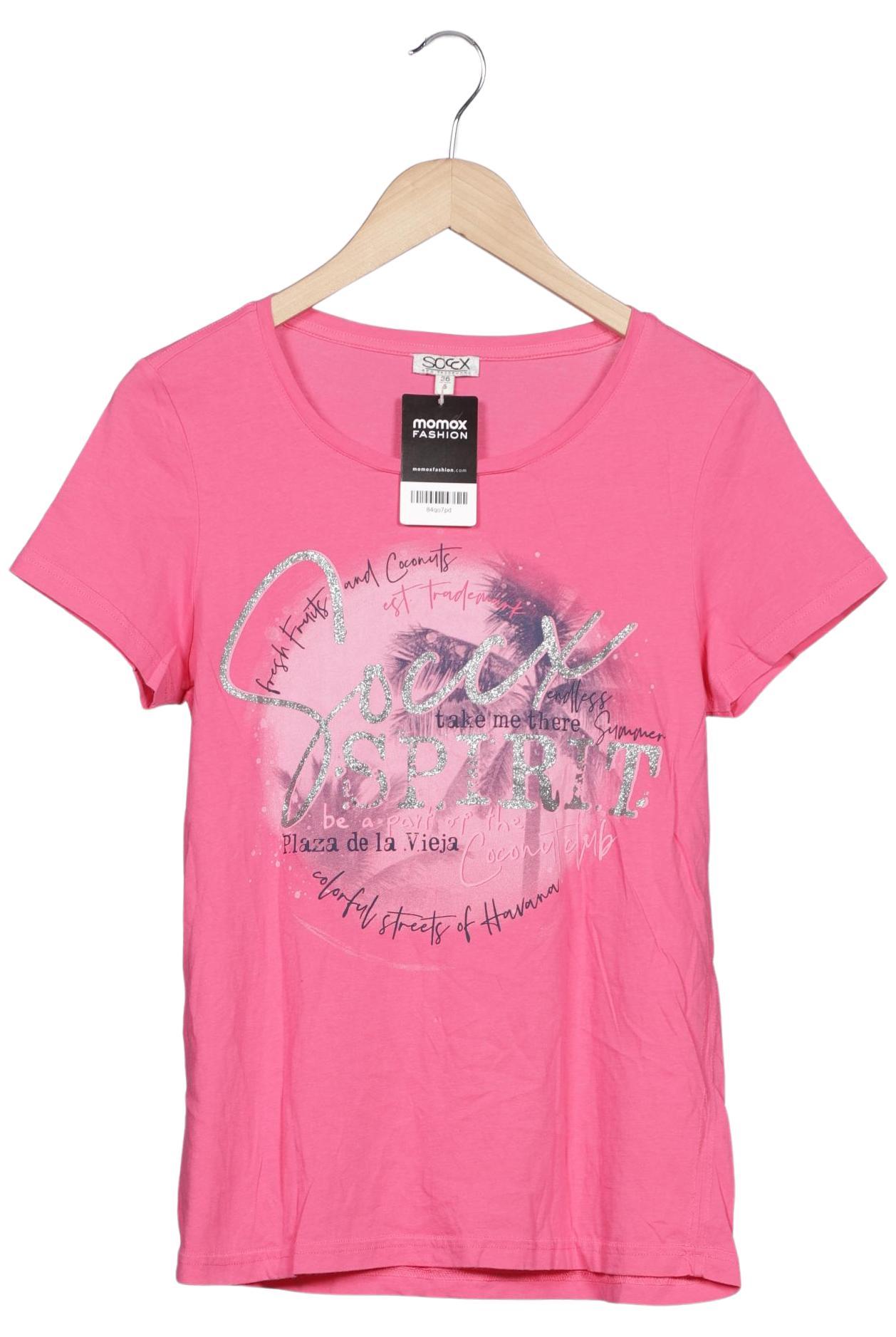 

Soccx Damen T-Shirt, pink, Gr. 36