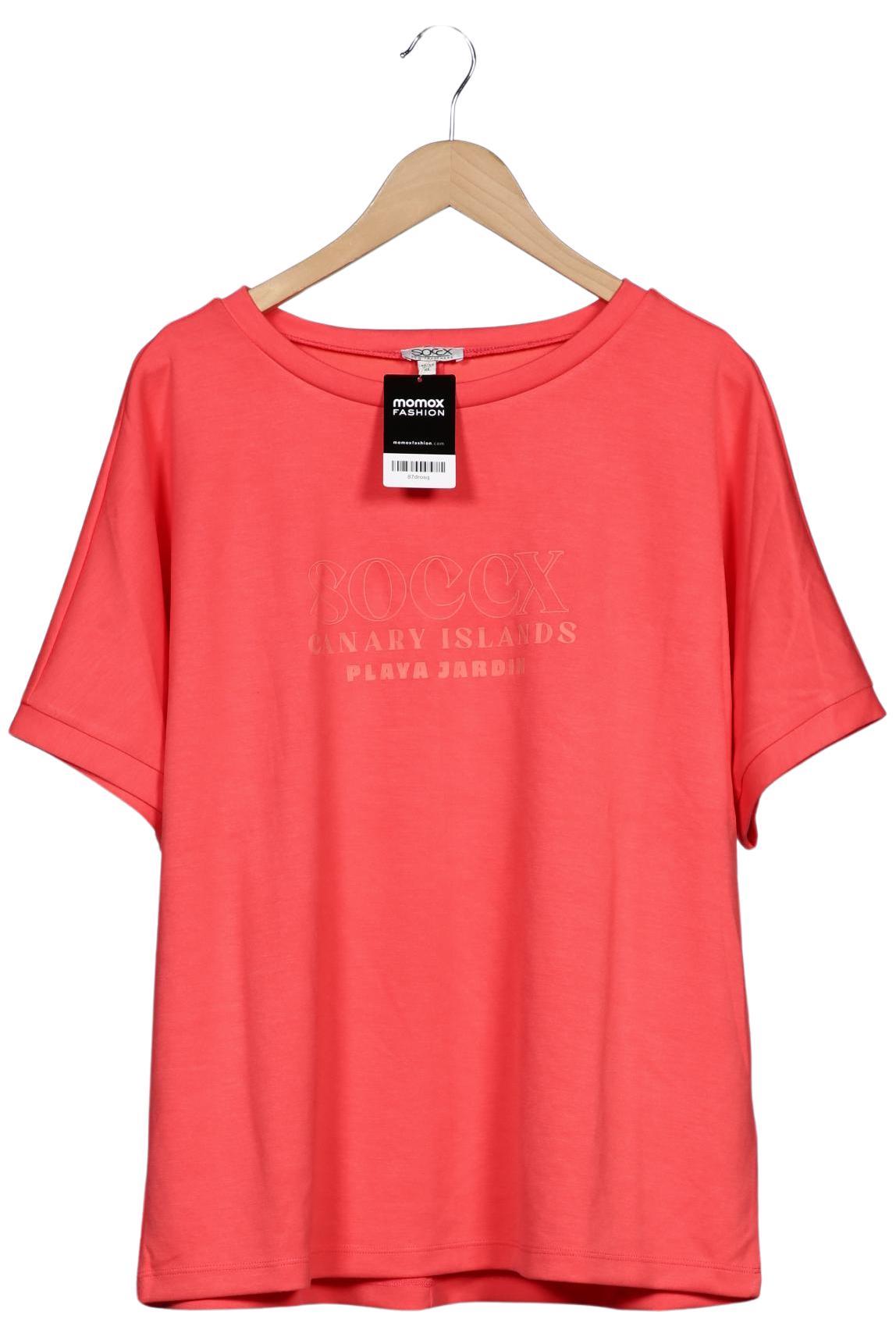 

Soccx Damen T-Shirt, pink, Gr. 44