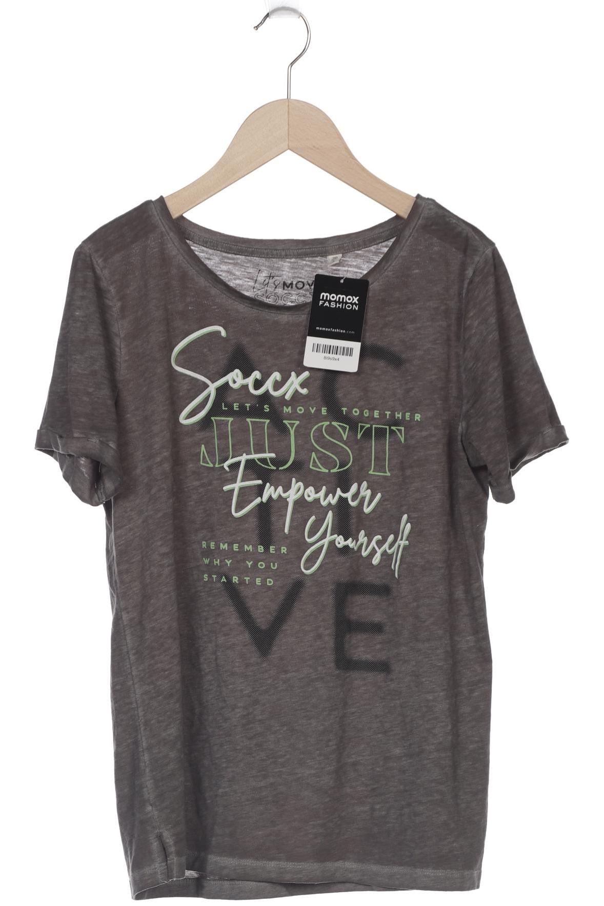 

Soccx Damen T-Shirt, grau, Gr. 36