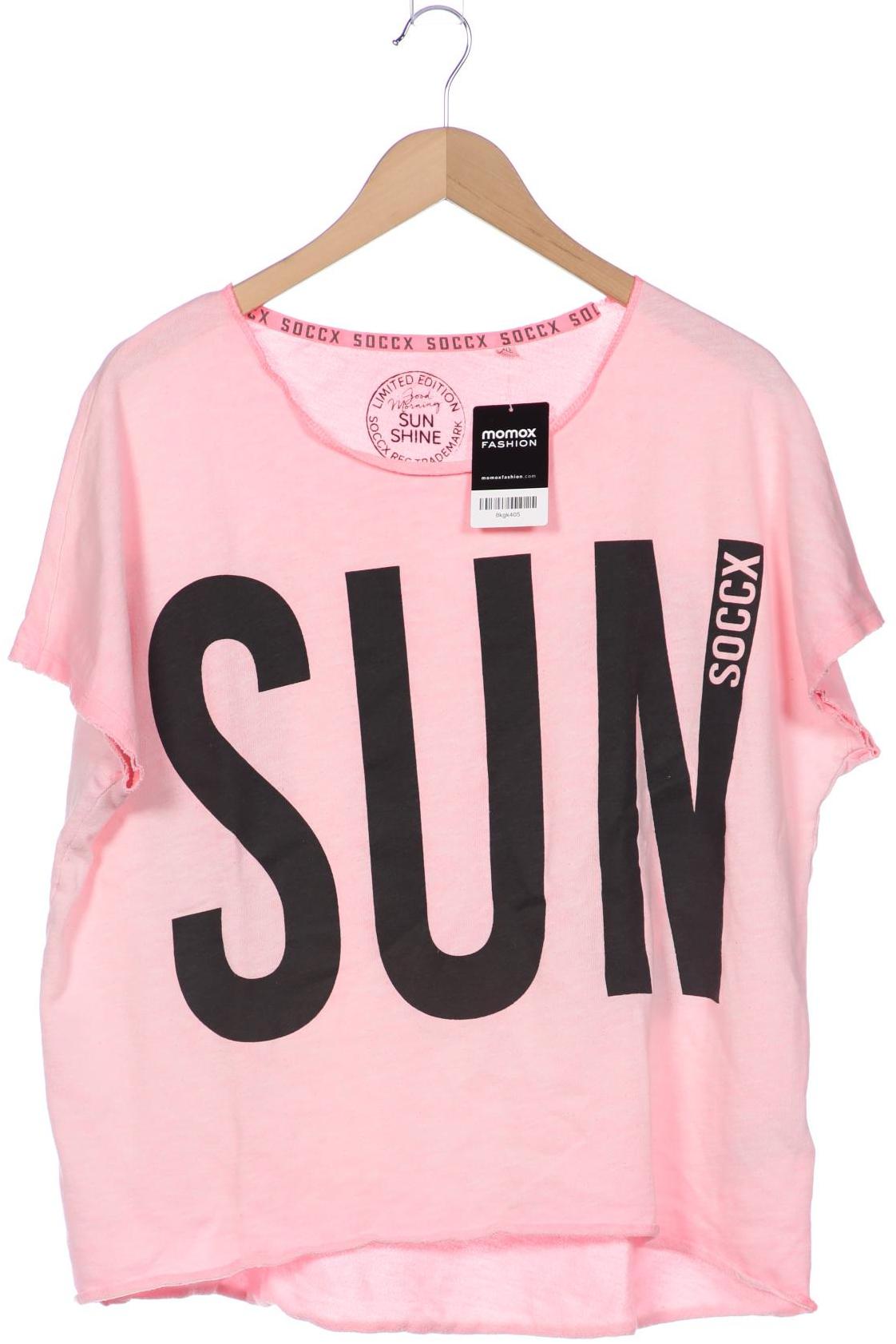 

Soccx Damen T-Shirt, pink, Gr. 40
