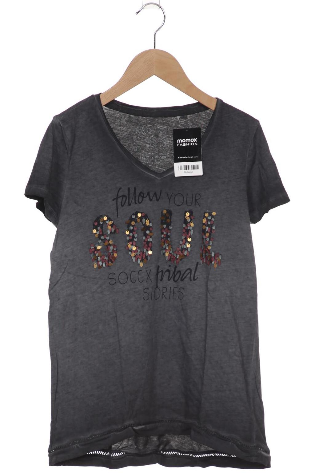 

SOCCX Damen T-Shirt, grau