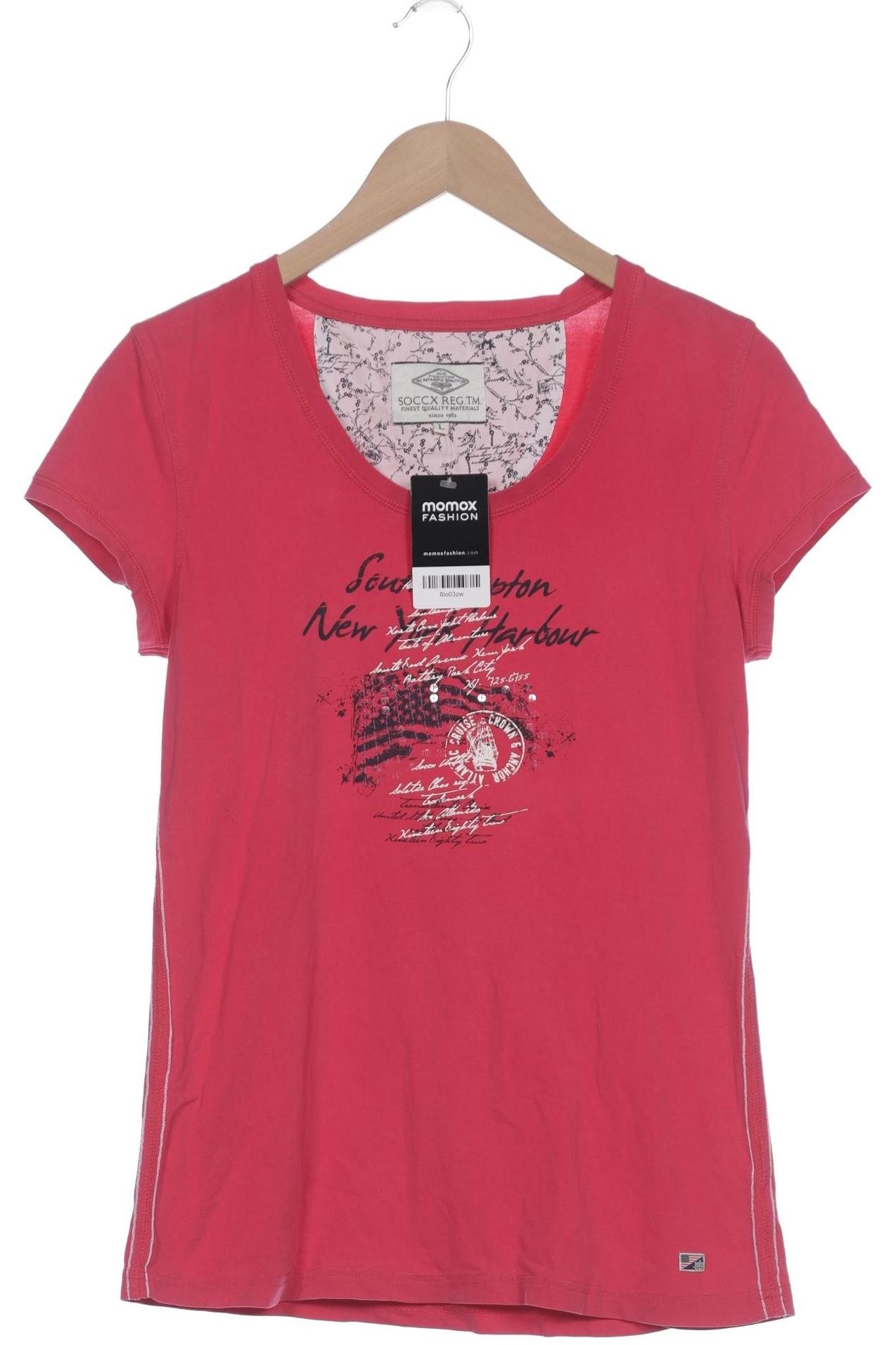 

Soccx Damen T-Shirt, pink, Gr. 42