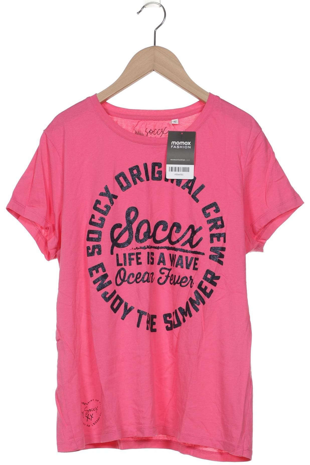 

Soccx Damen T-Shirt, pink, Gr. 42