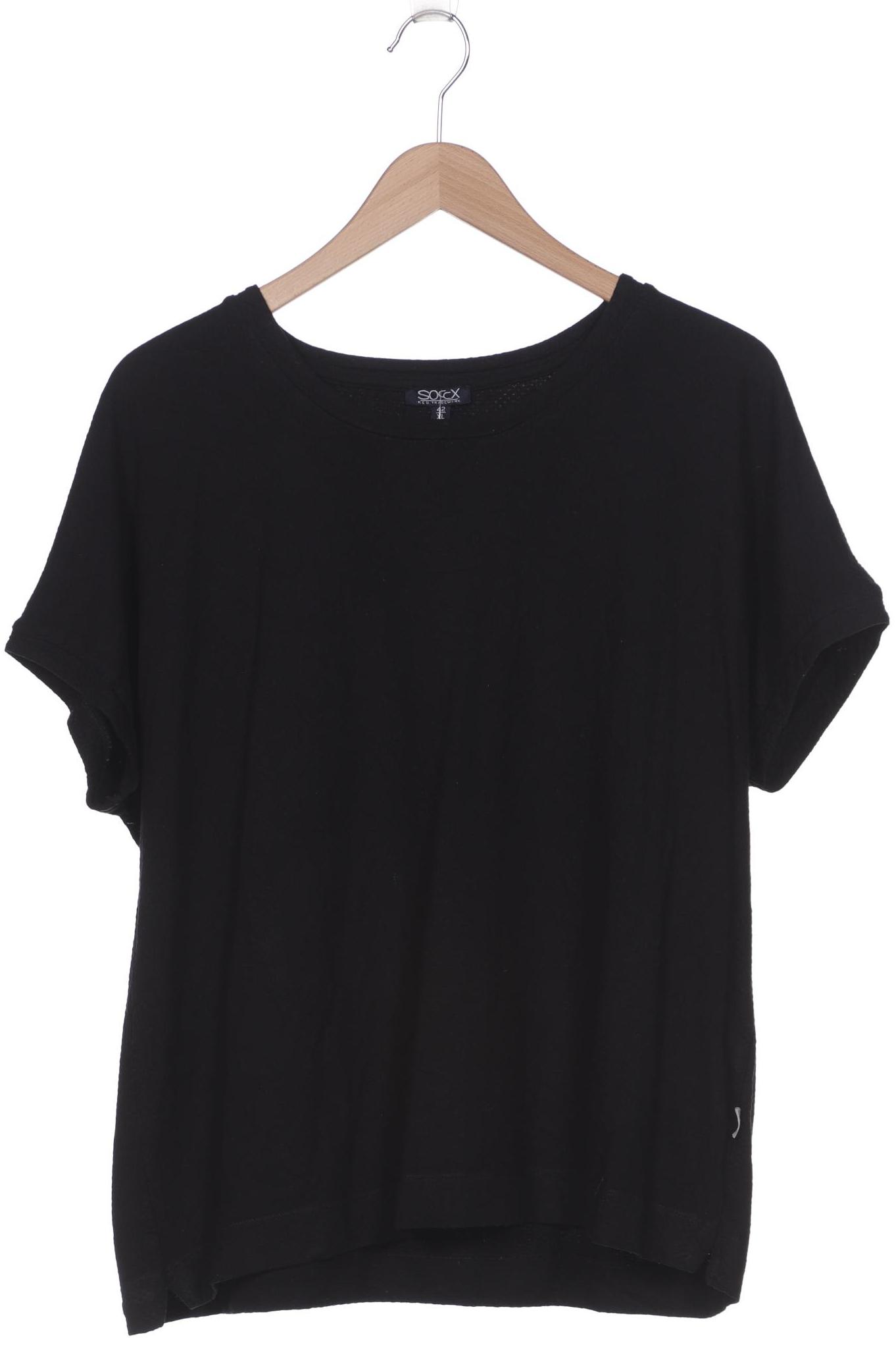 

Soccx Damen T-Shirt, schwarz, Gr. 42