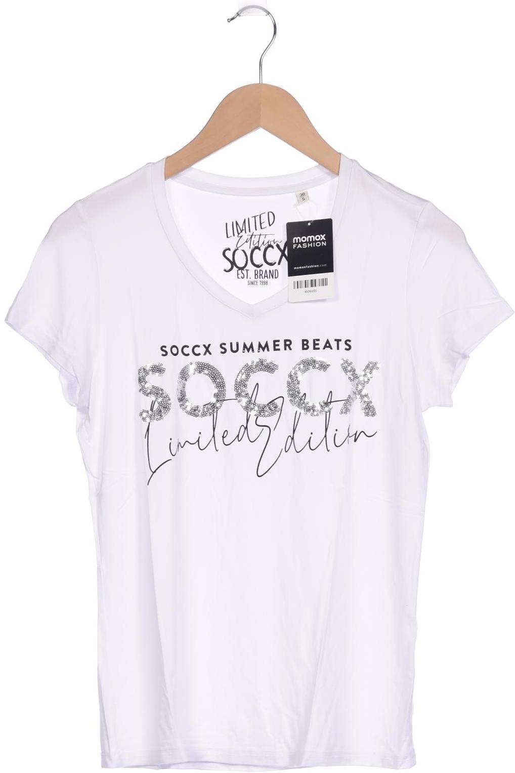Thumbnail - Soccx Damen T-Shirt, weiß, Gr. 36