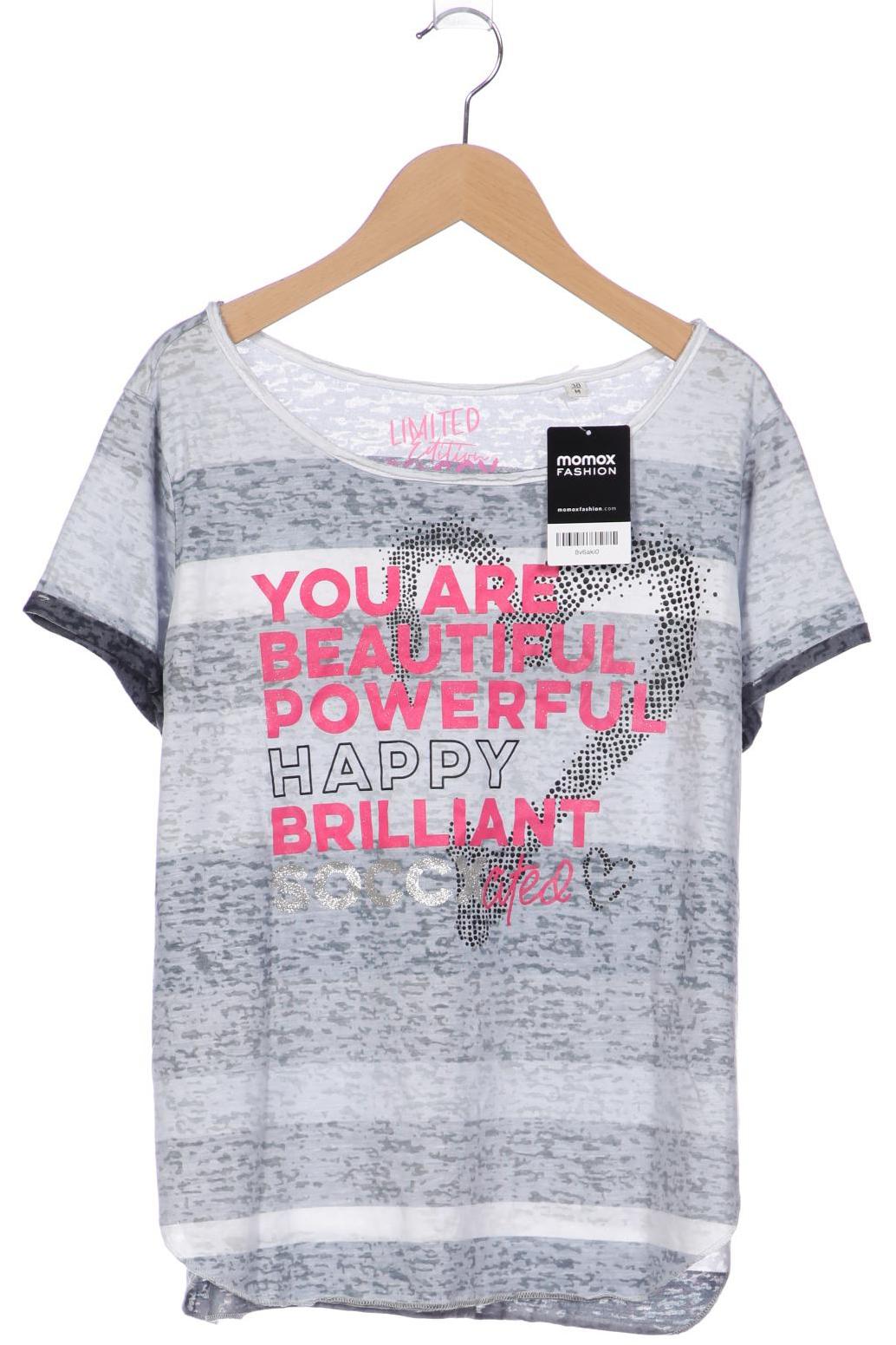 

SOCCX Damen T-Shirt, grau