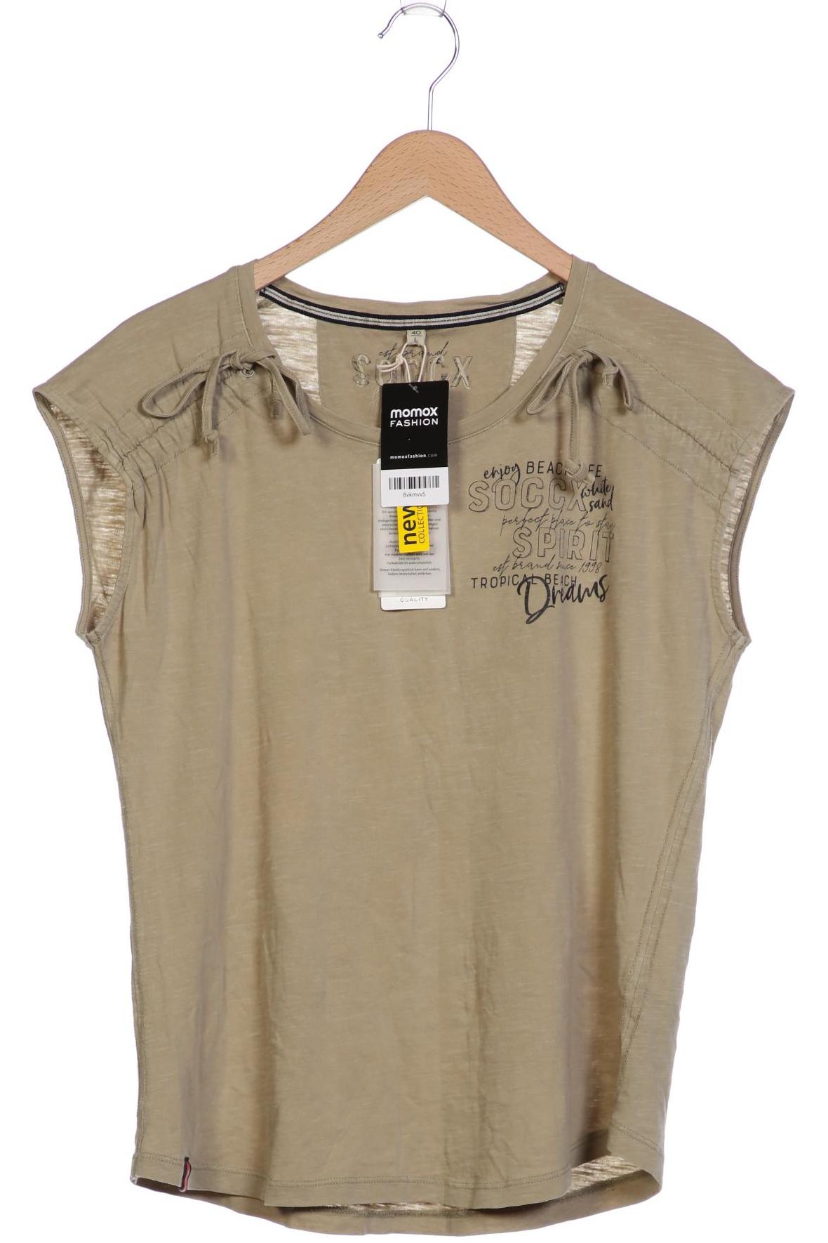 

SOCCX Damen T-Shirt, hellgrün