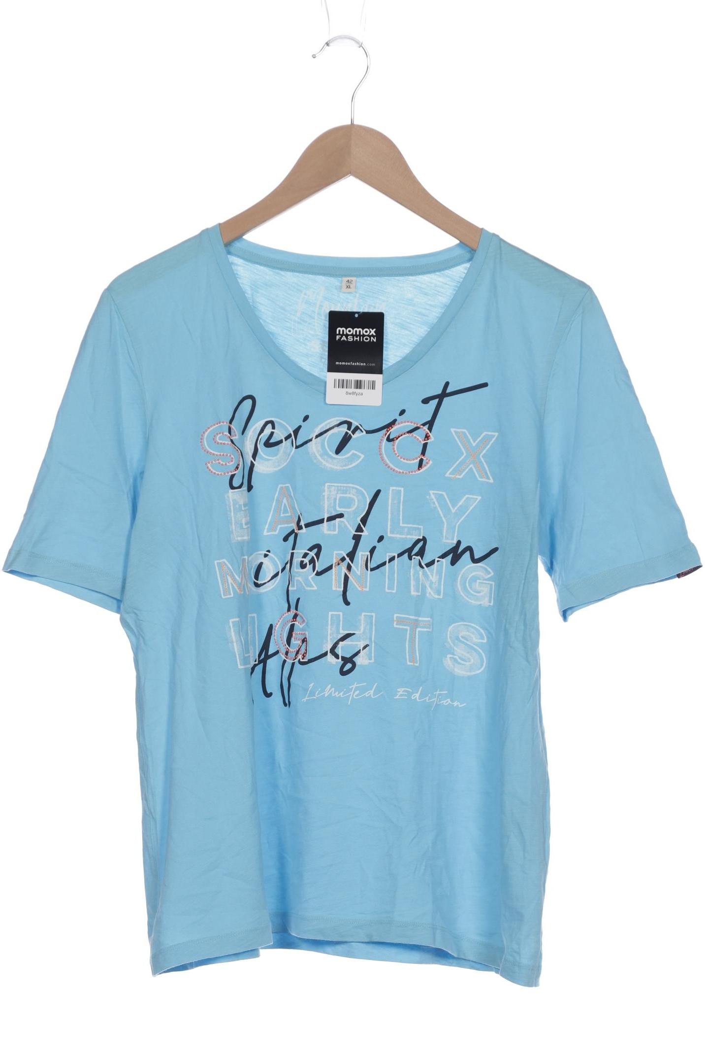 

Soccx Damen T-Shirt, blau, Gr. 42