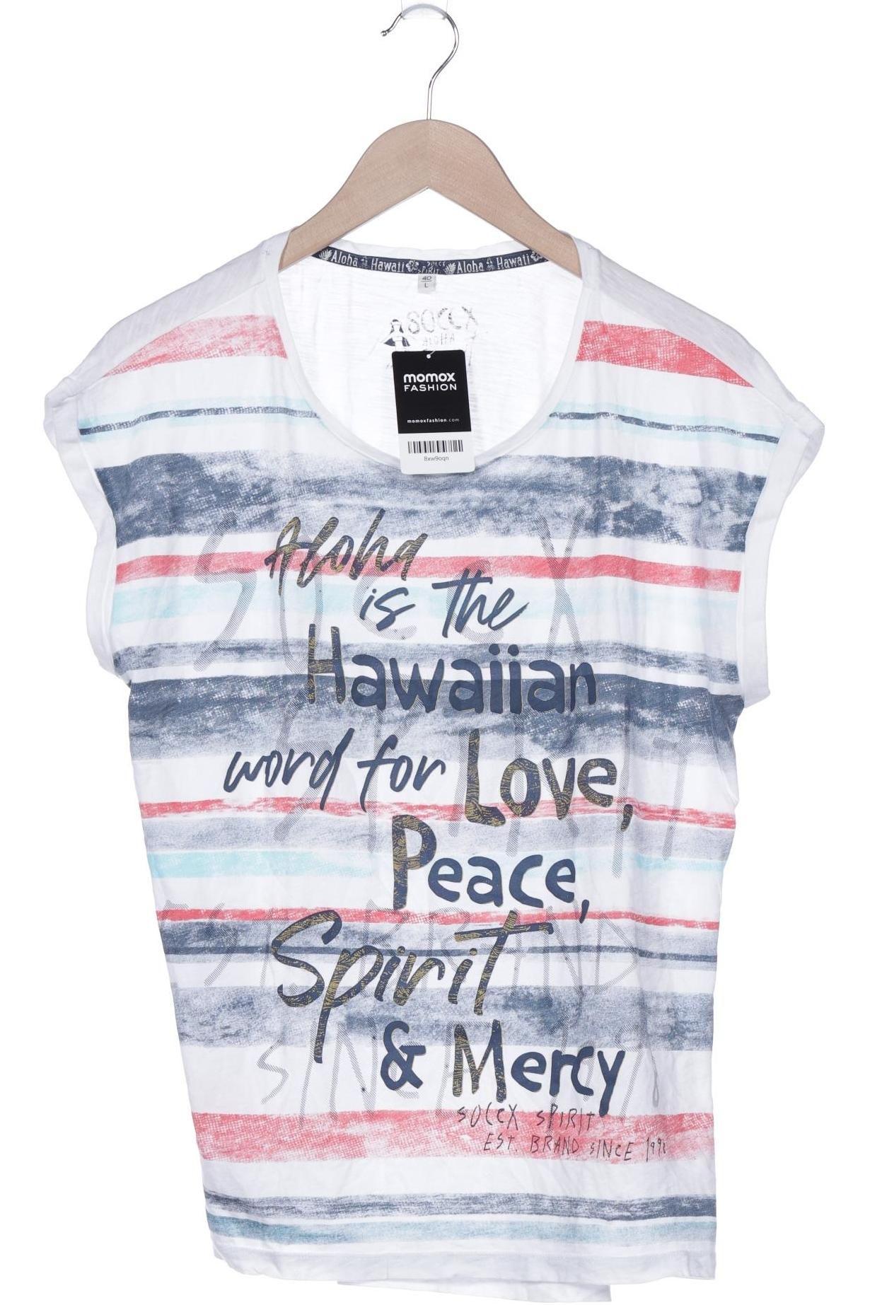 

Soccx Damen T-Shirt, weiß, Gr. 40
