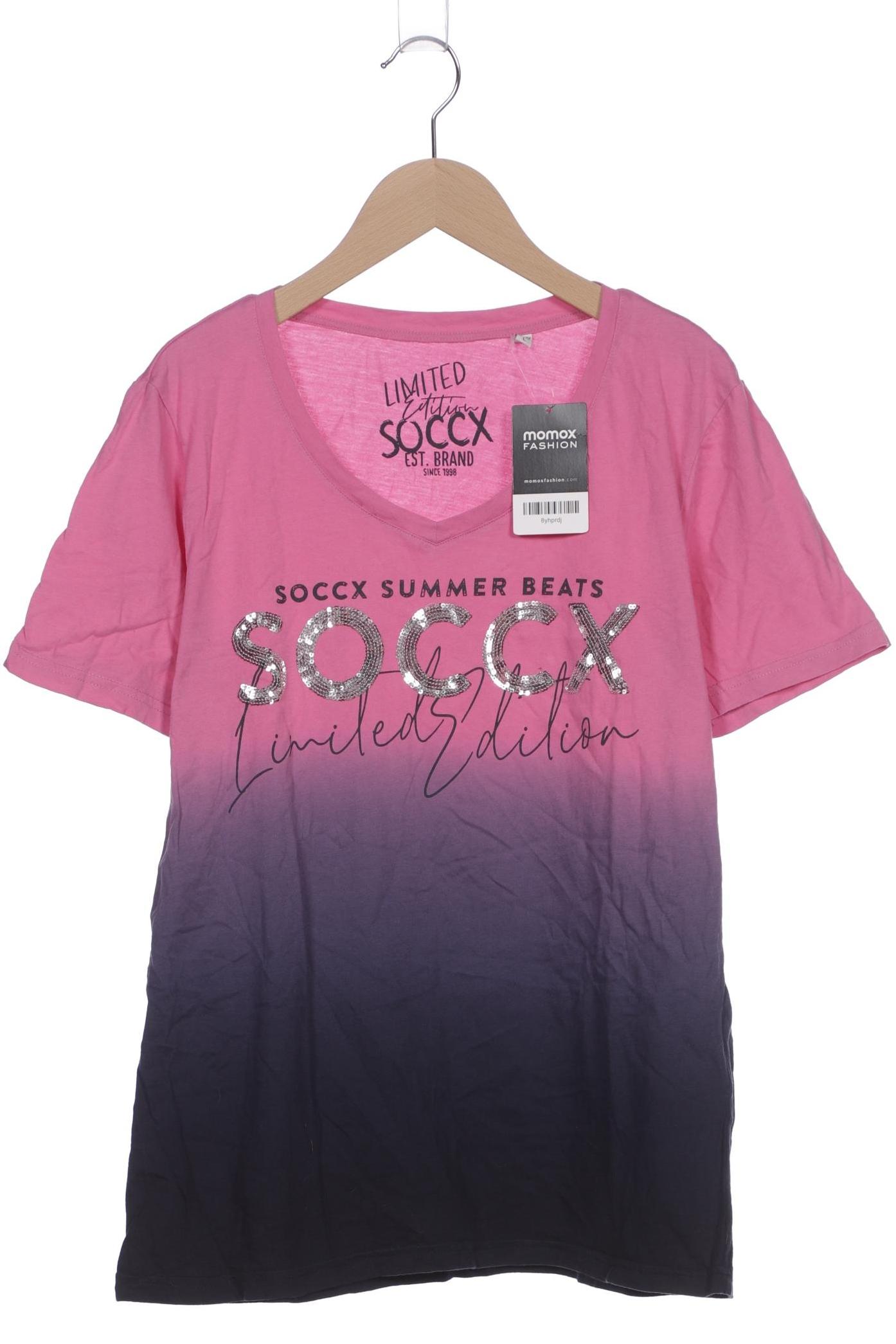 

Soccx Damen T-Shirt, pink, Gr. 40