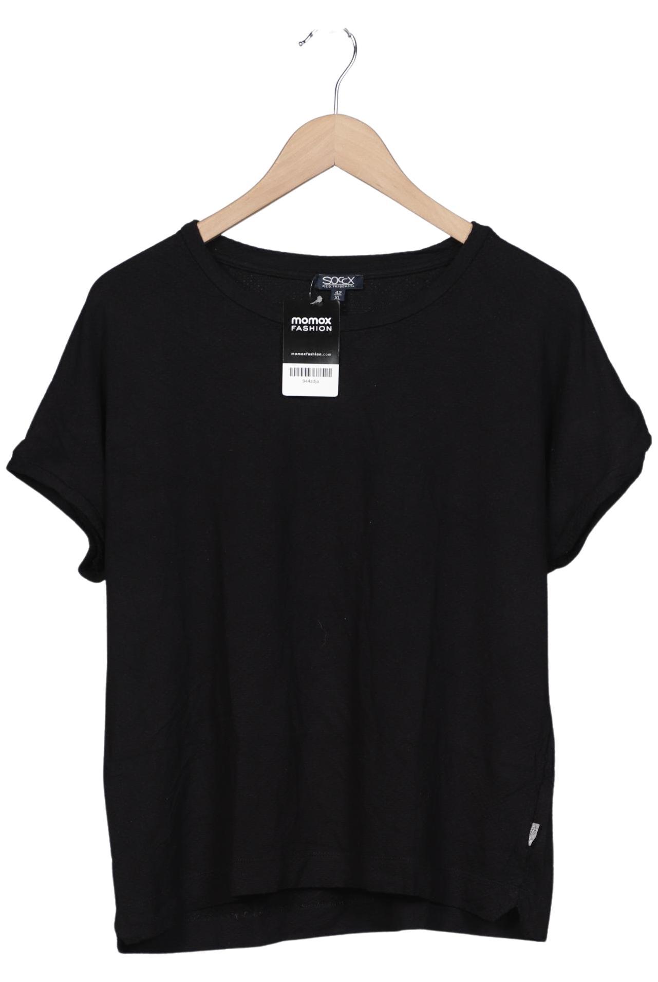 

Soccx Damen T-Shirt, schwarz, Gr. 42