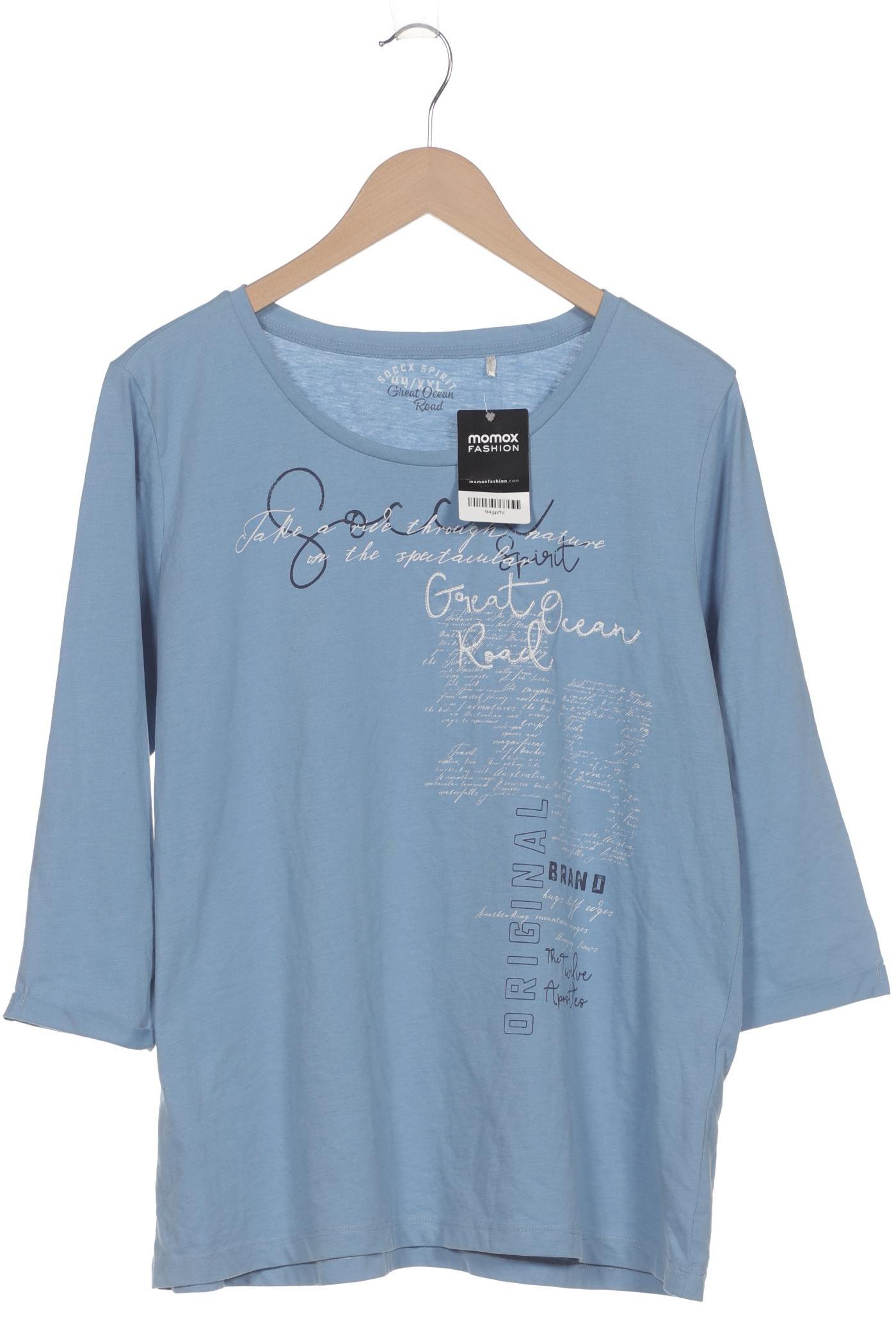 Thumbnail - Soccx Damen T-Shirt, blau, Gr. 44
