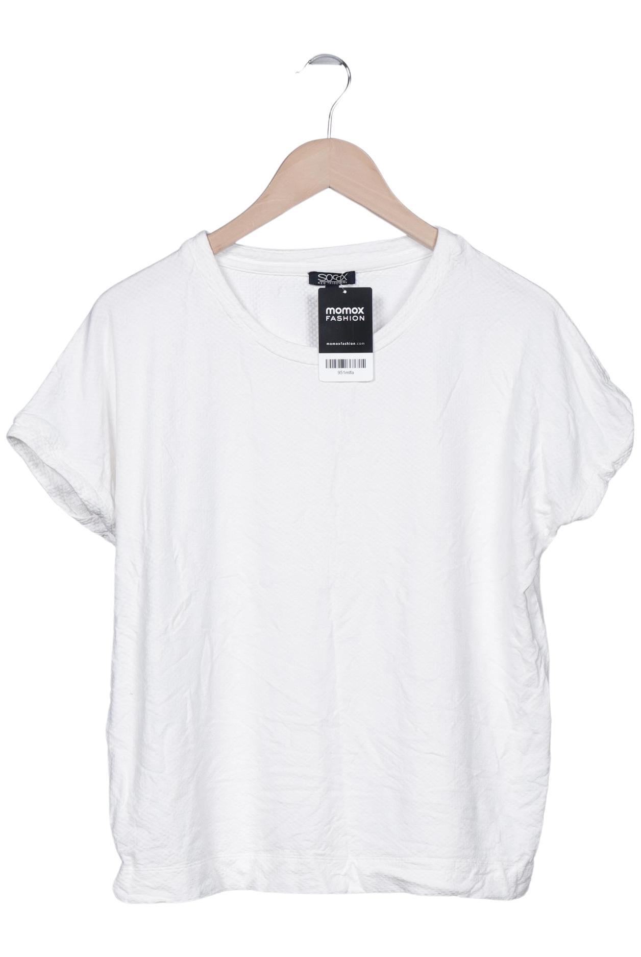 

Soccx Damen T-Shirt, weiß, Gr. 38