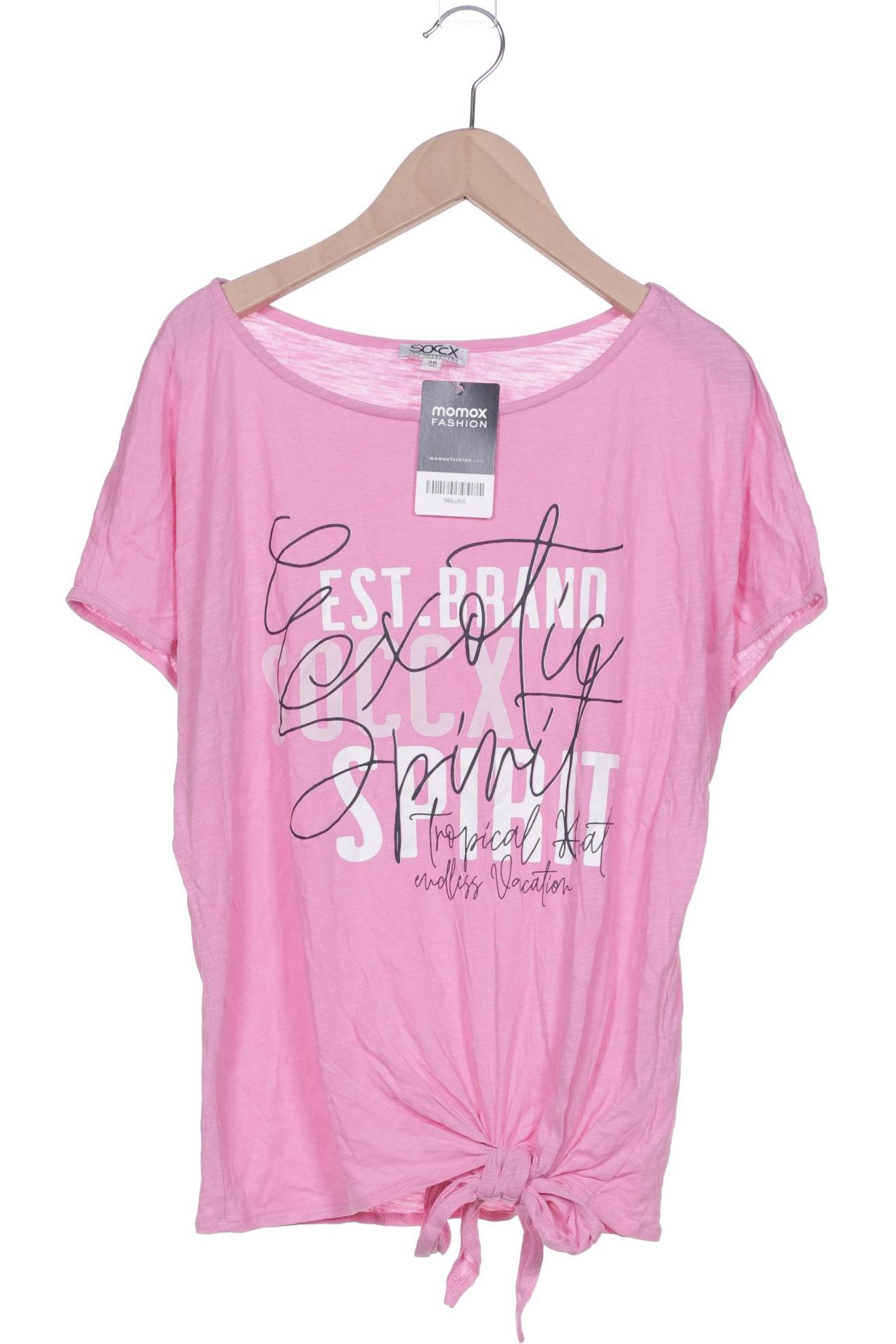 

Soccx Damen T-Shirt, pink, Gr. 38