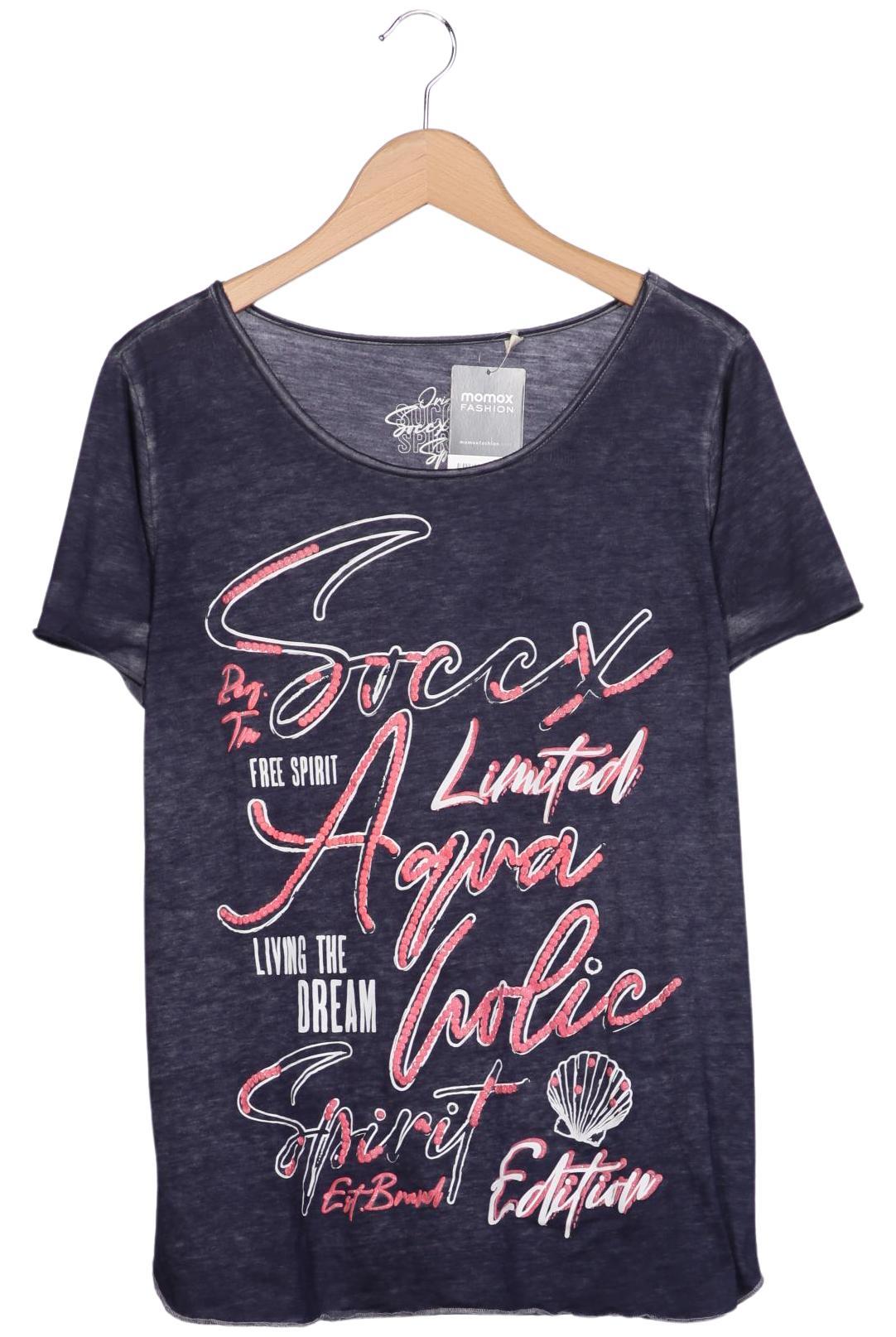 

Soccx Damen T-Shirt, marineblau, Gr. 42