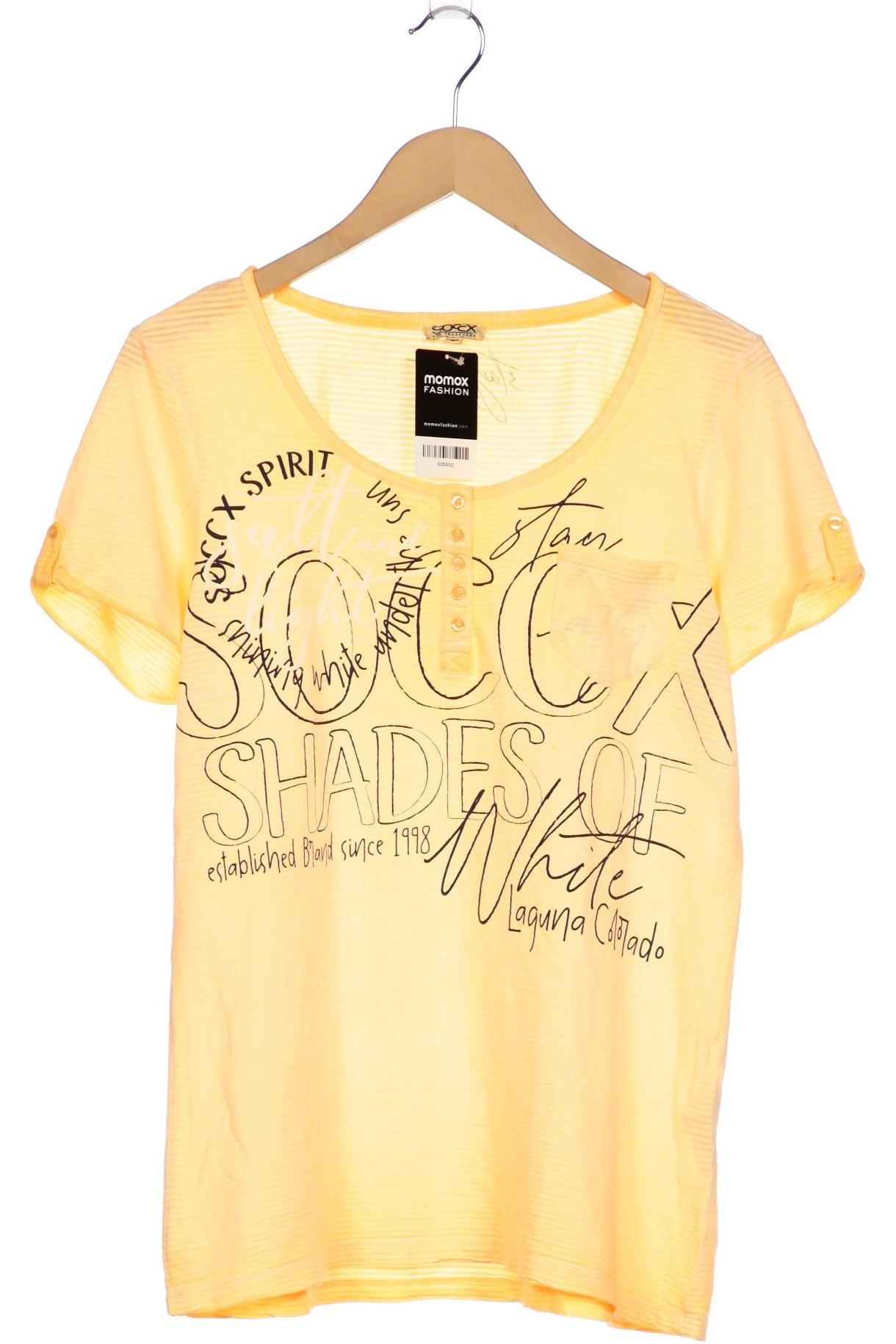 

Soccx Damen T-Shirt, orange, Gr. 42