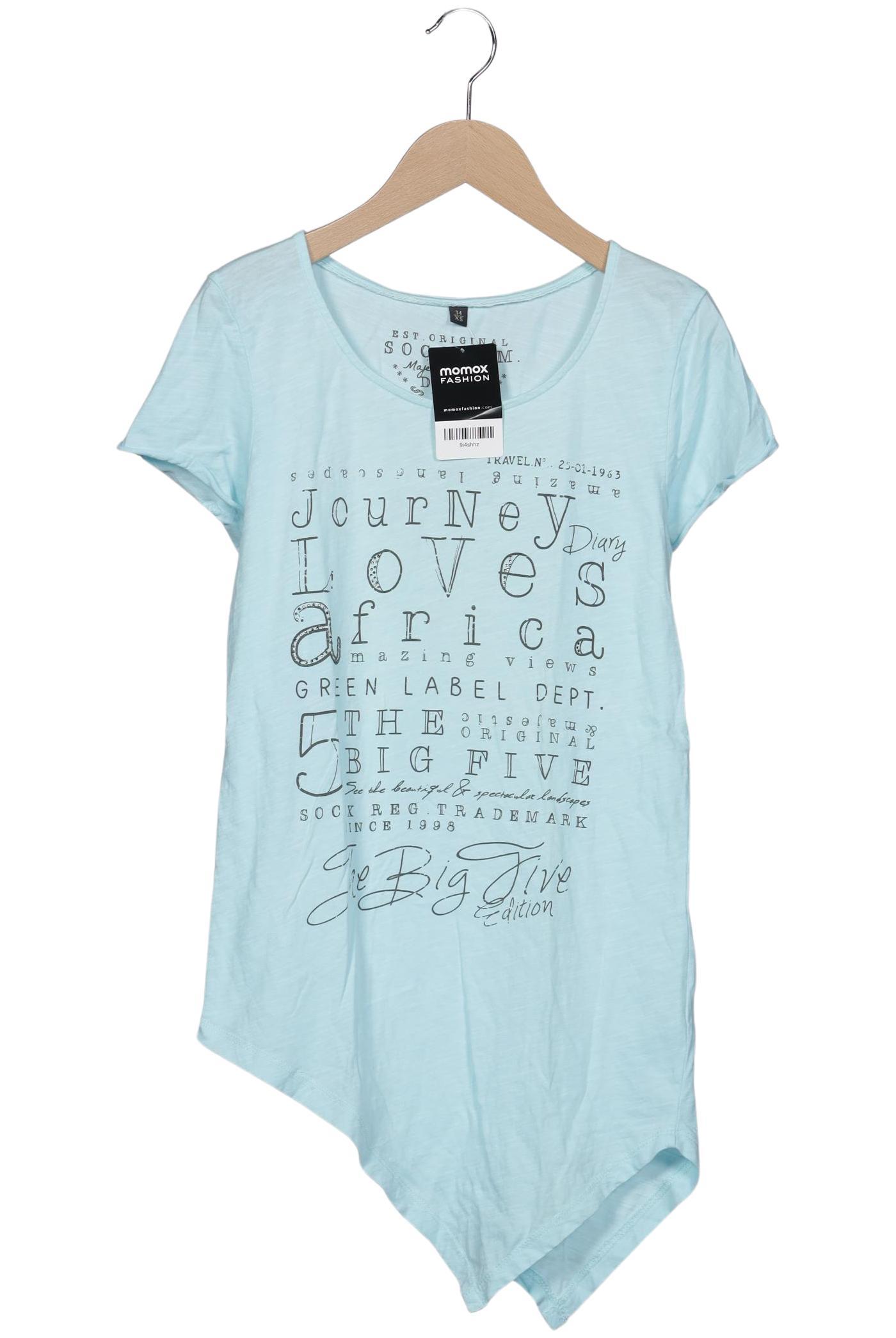 

Soccx Damen T-Shirt, hellblau, Gr. 34