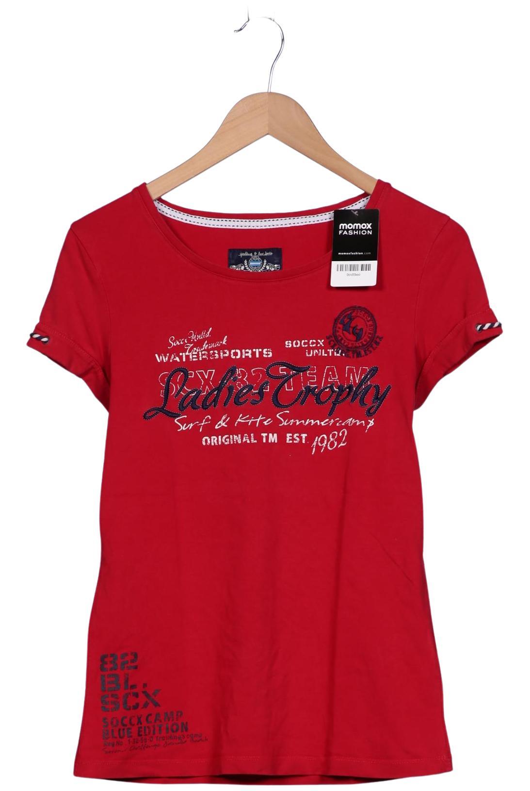 

Soccx Damen T-Shirt, rot, Gr. 38
