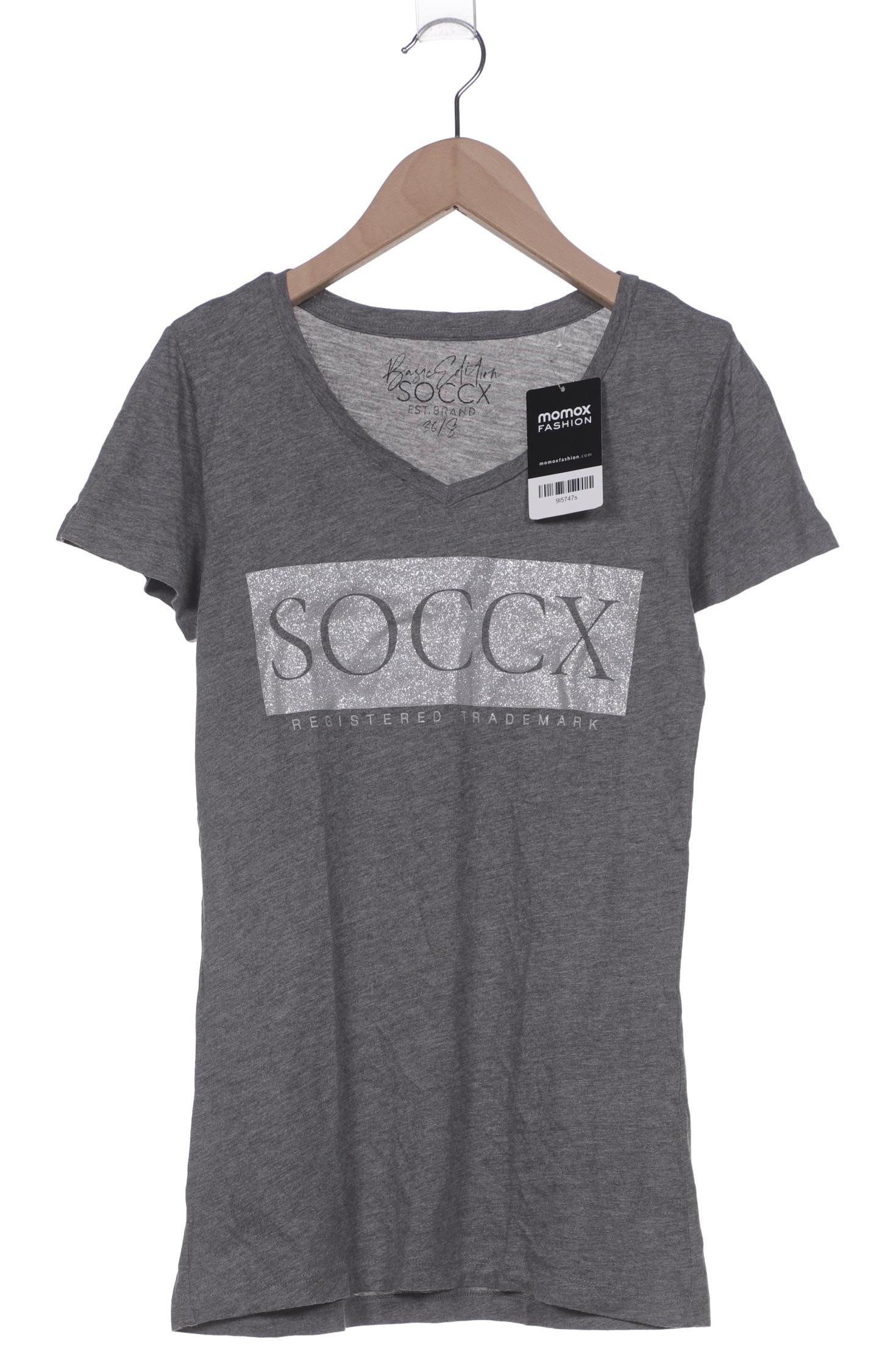 

Soccx Damen T-Shirt, grau, Gr. 36