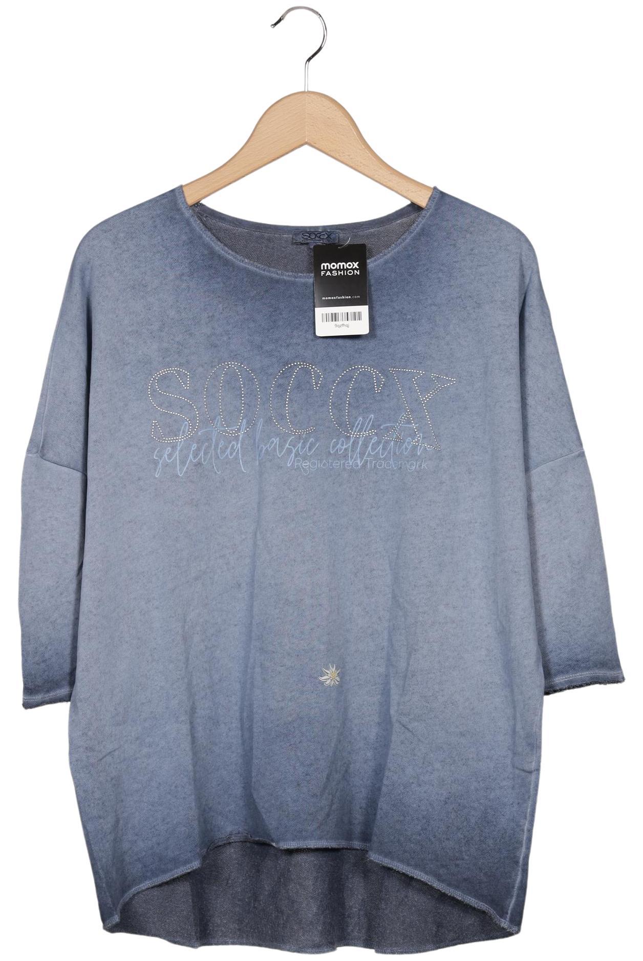 

Soccx Damen T-Shirt, hellblau, Gr. 40