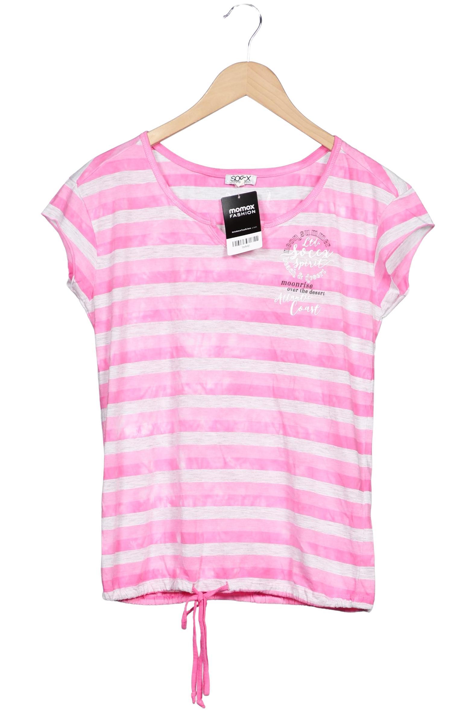 

Soccx Damen T-Shirt, pink, Gr. 36