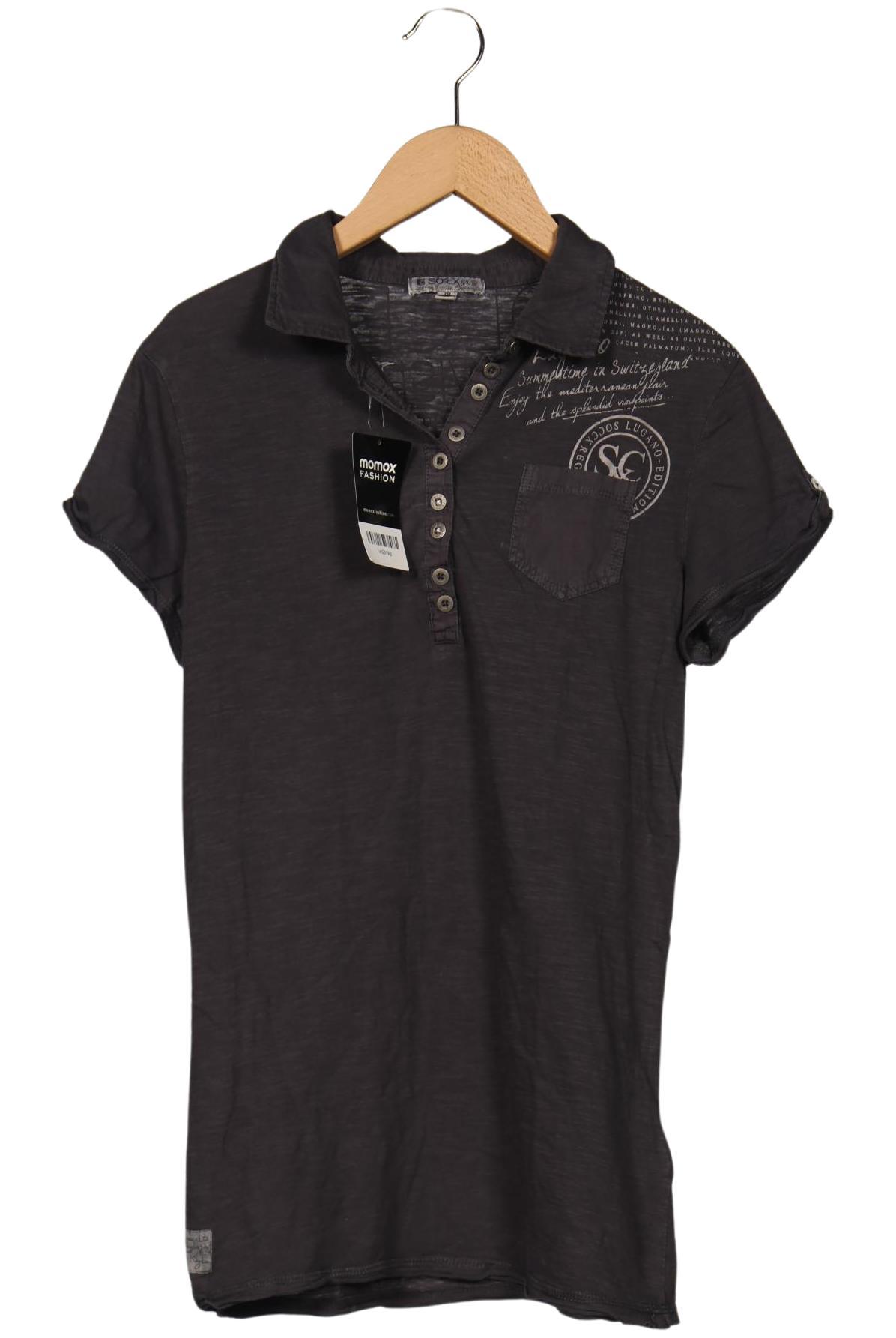 

Soccx Damen T-Shirt, grau, Gr. 38