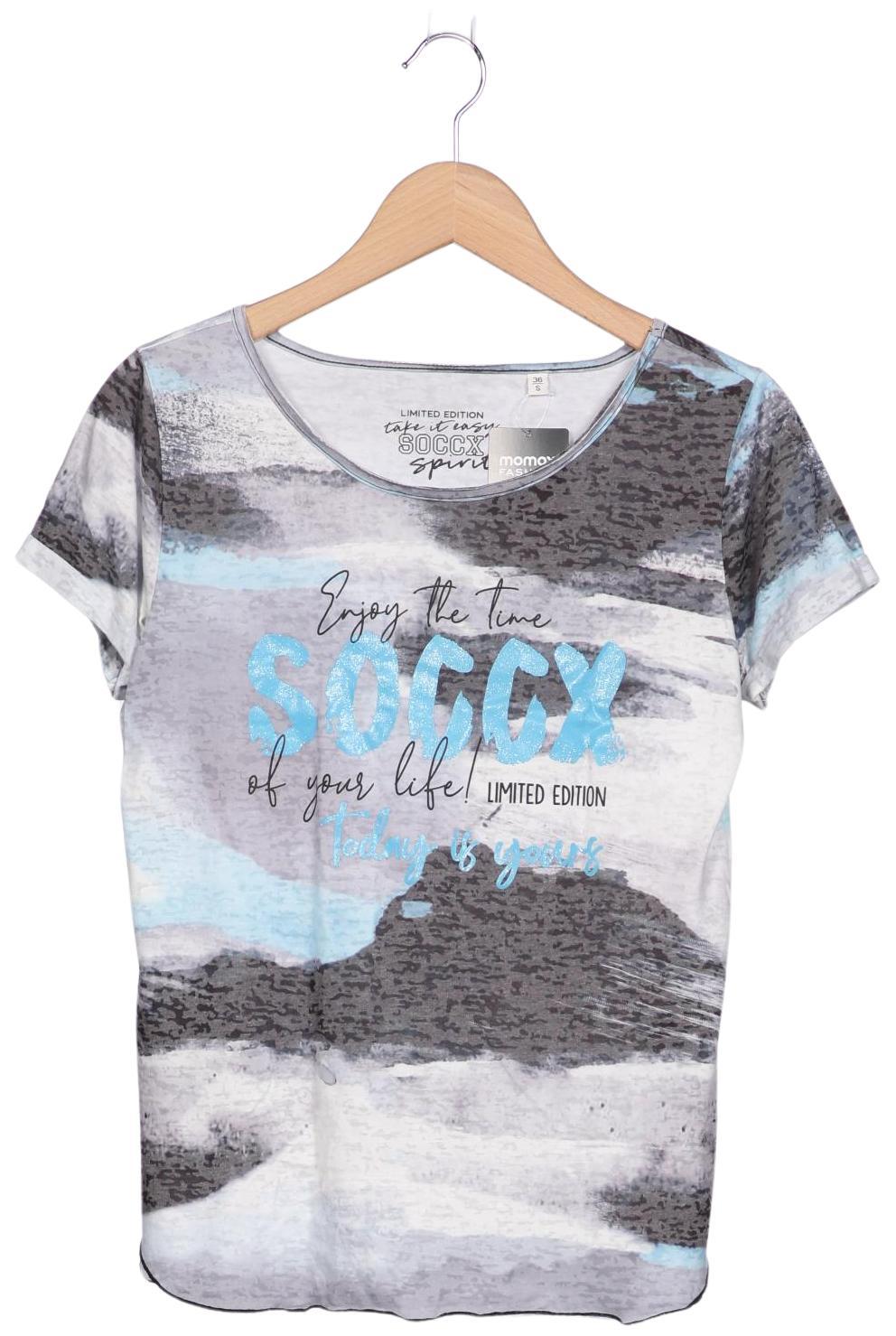 

Soccx Damen T-Shirt, mehrfarbig, Gr. 36