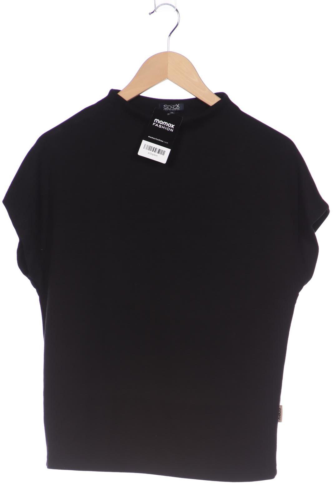 

SOCCX Damen T-Shirt, schwarz