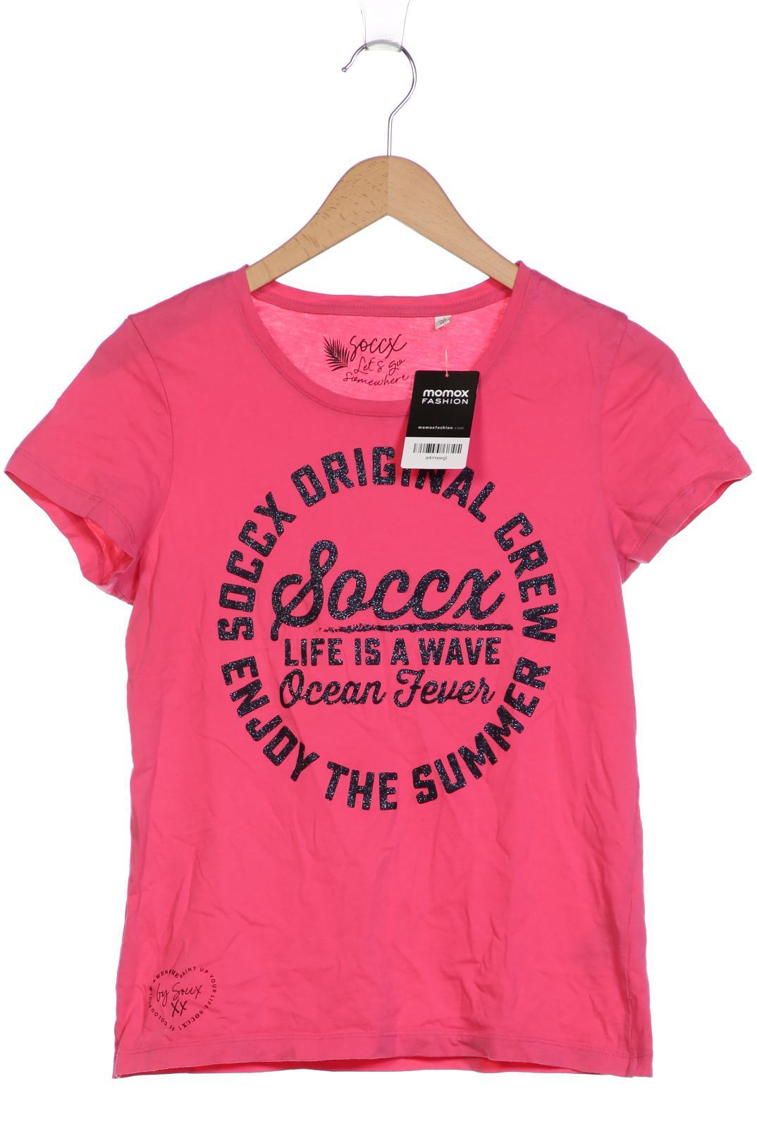 

Soccx Damen T-Shirt, pink, Gr. 38