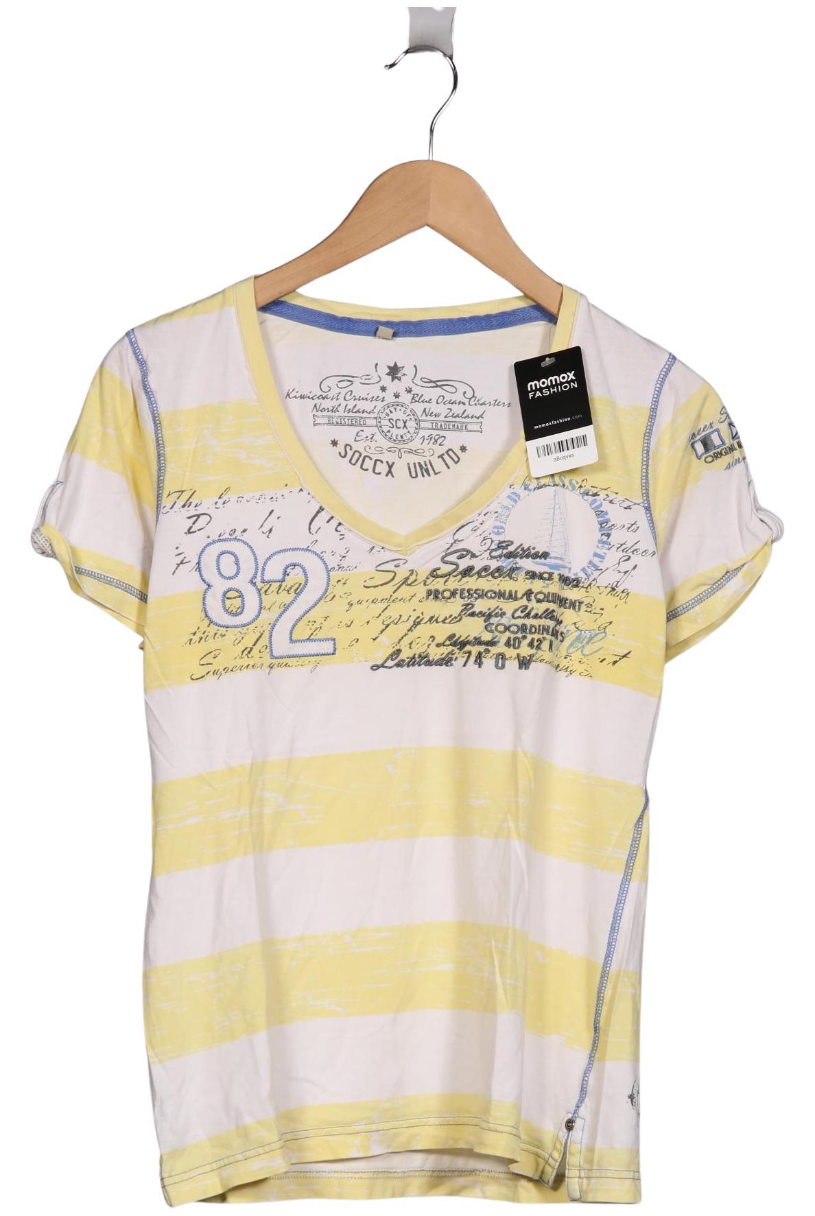 

Soccx Damen T-Shirt, gelb, Gr. 42