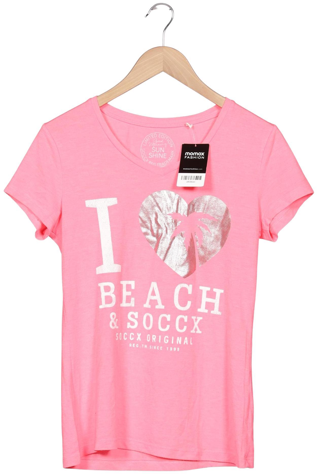 

Soccx Damen T-Shirt, pink, Gr. 38