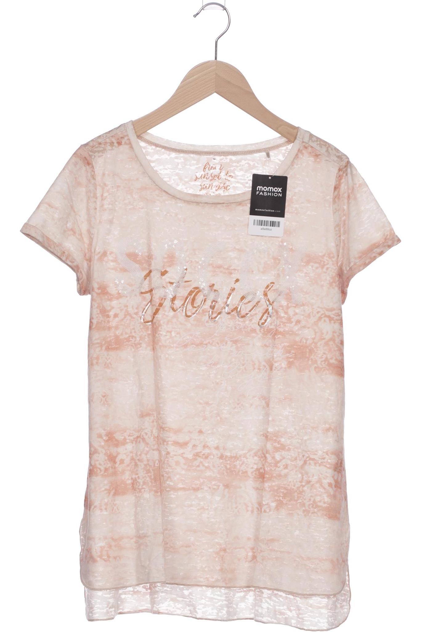 

Soccx Damen T-Shirt, beige, Gr. 38