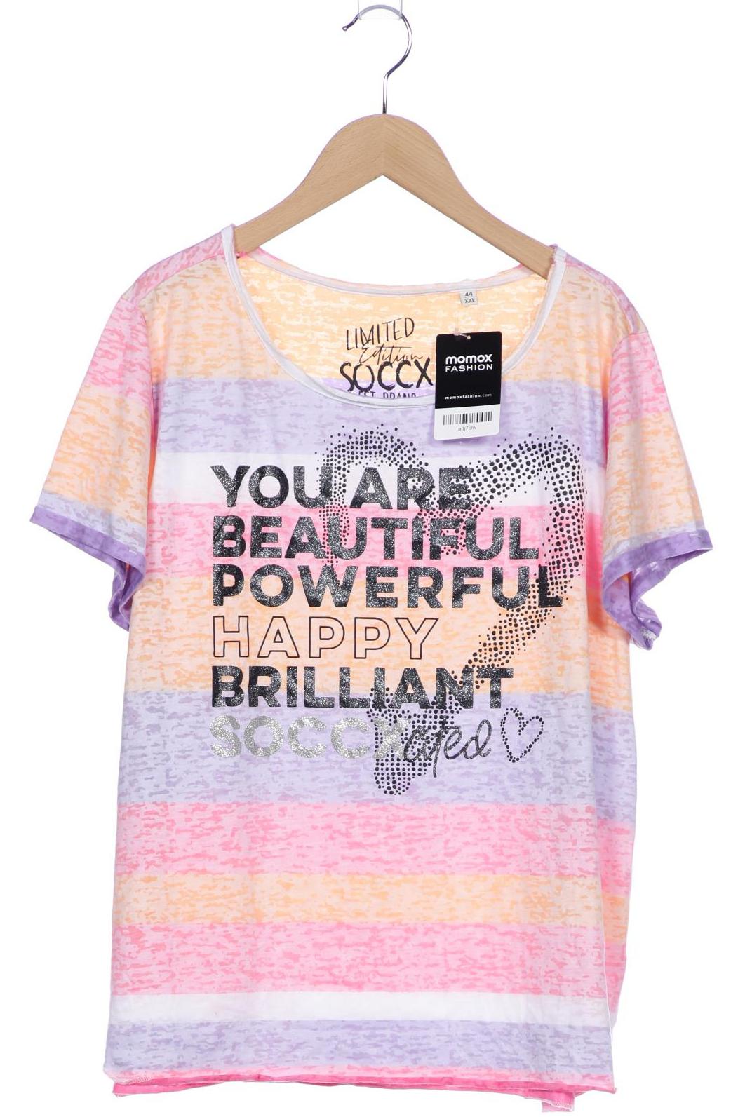 

Soccx Damen T-Shirt, pink, Gr. 44