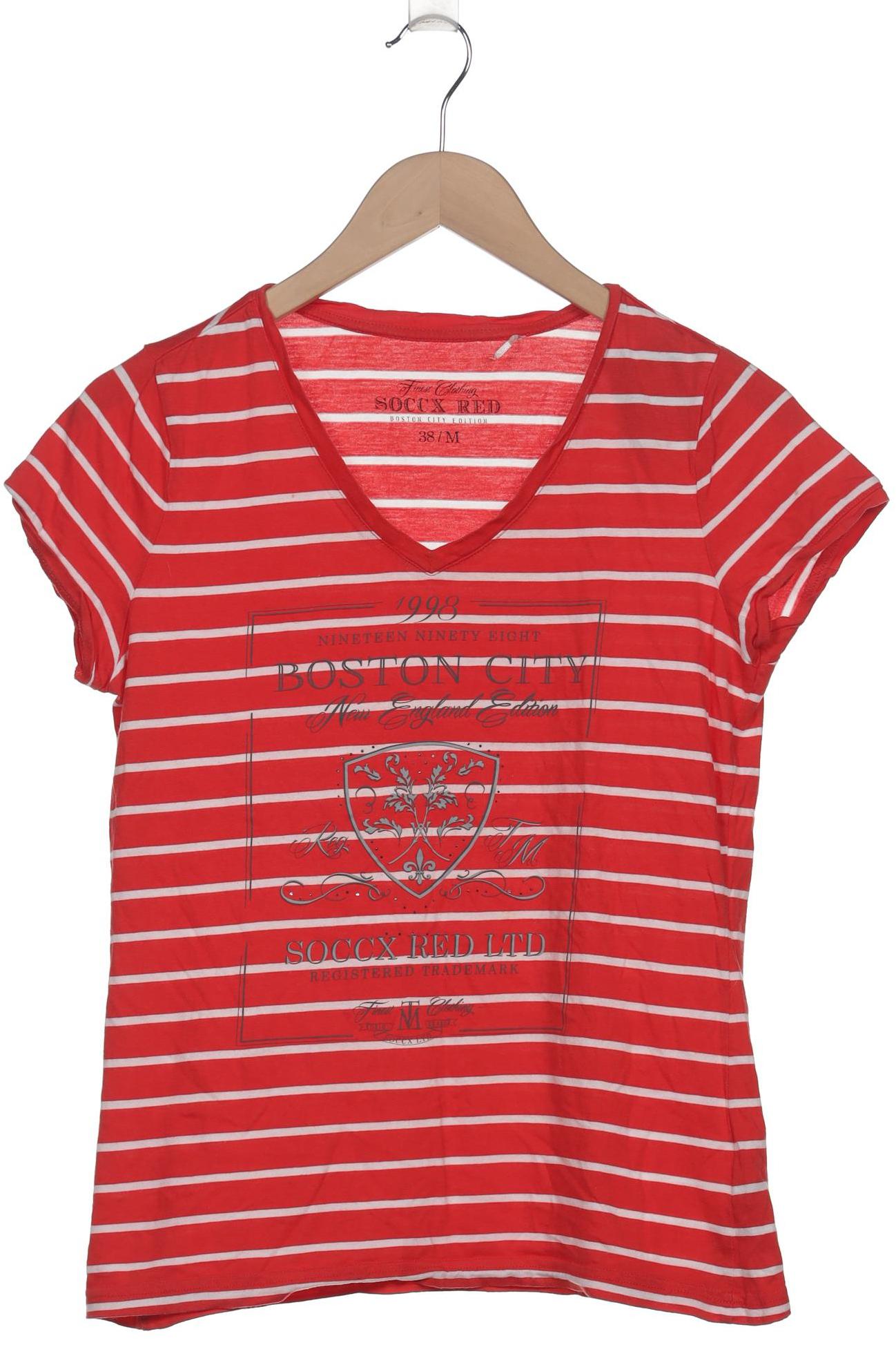 

Soccx Damen T-Shirt, rot, Gr. 38