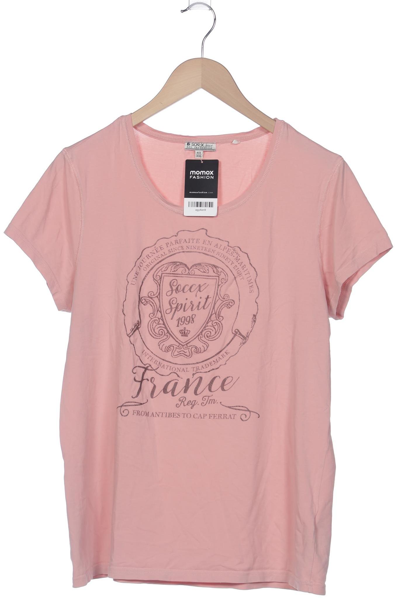 

Soccx Damen T-Shirt, pink, Gr. 44