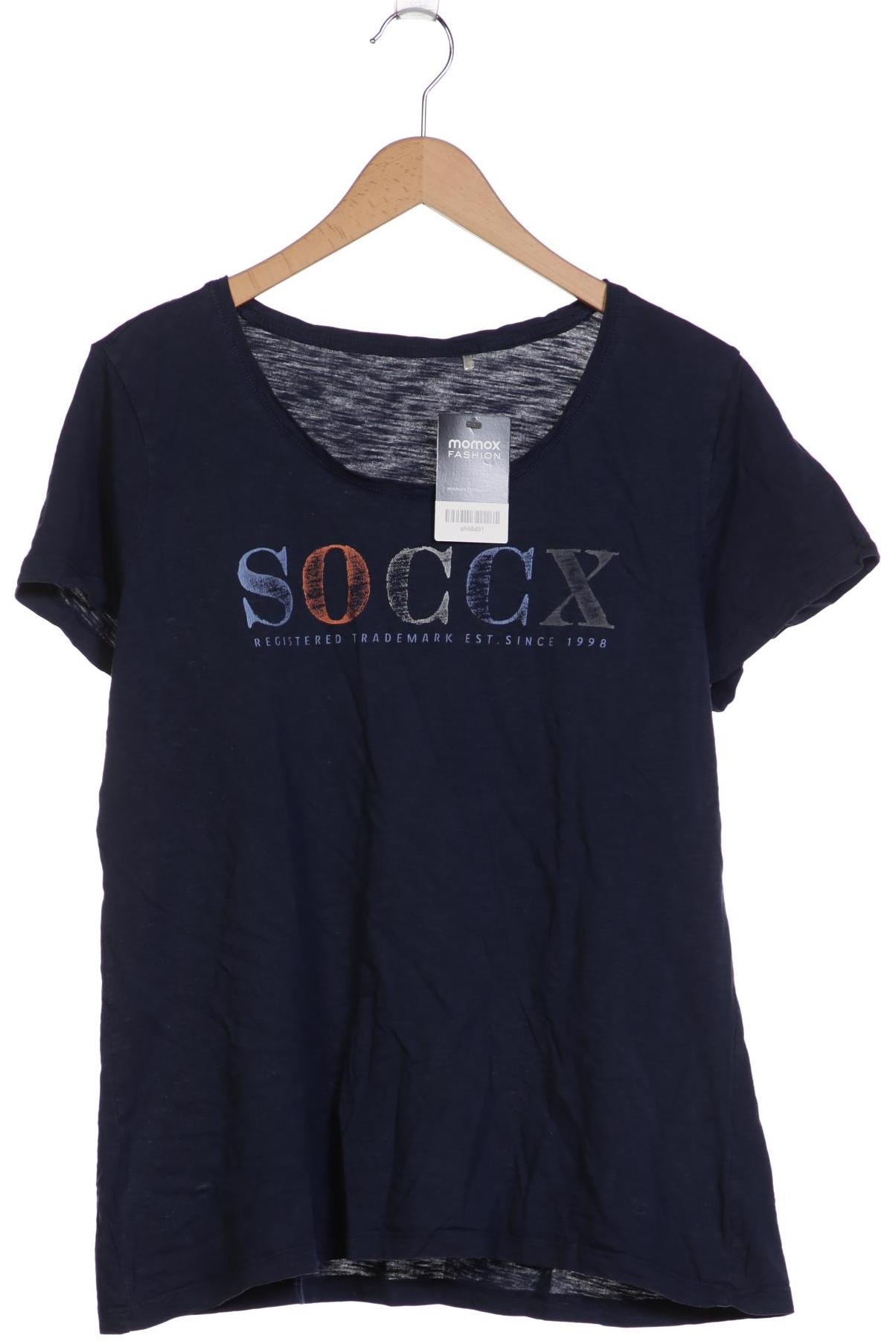 

Soccx Damen T-Shirt, marineblau, Gr. 42