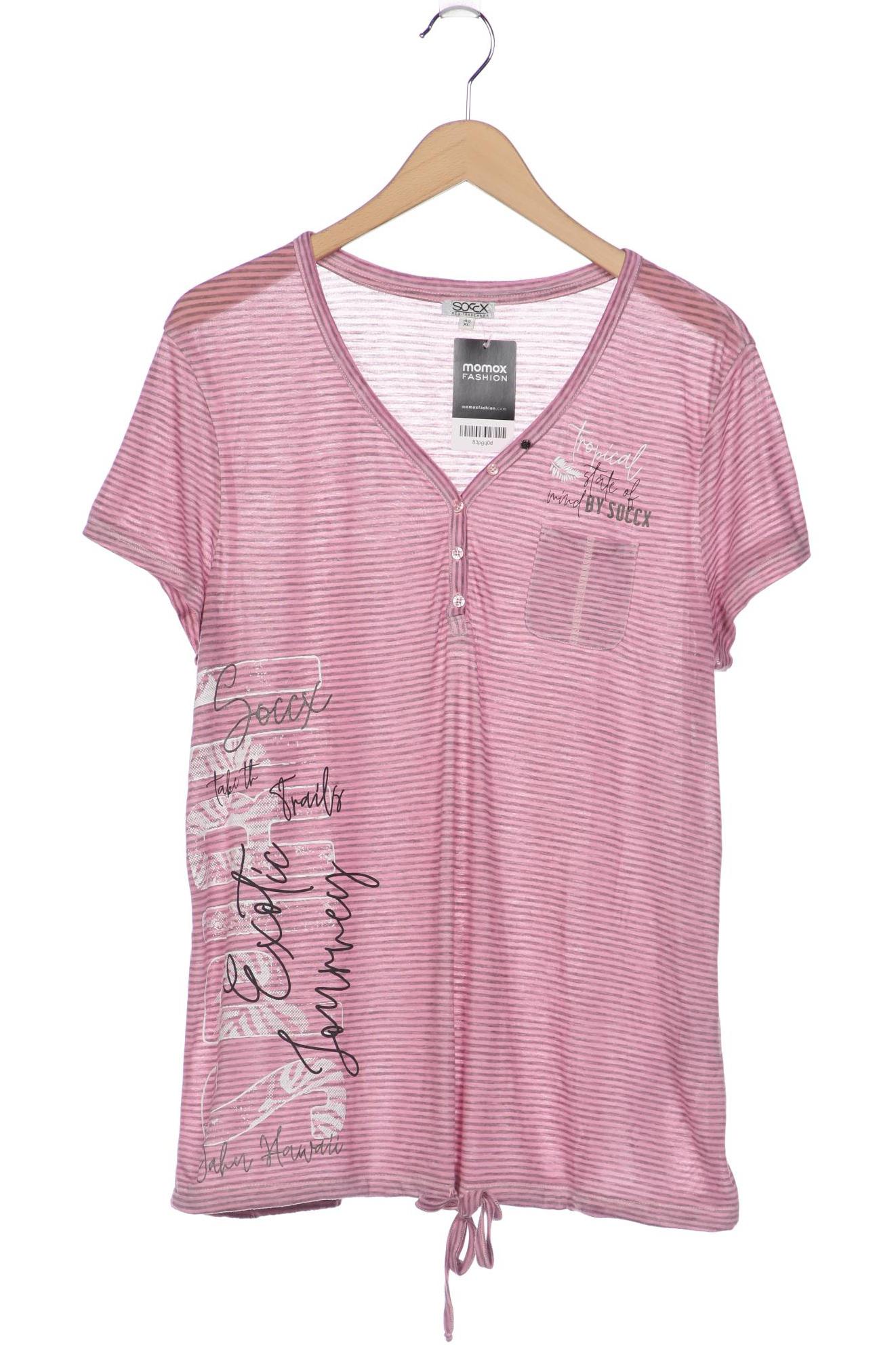 

Soccx Damen T-Shirt, pink, Gr. 42