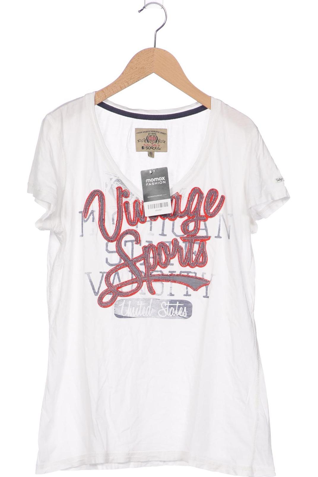 

Soccx Damen T-Shirt, weiß, Gr. 40