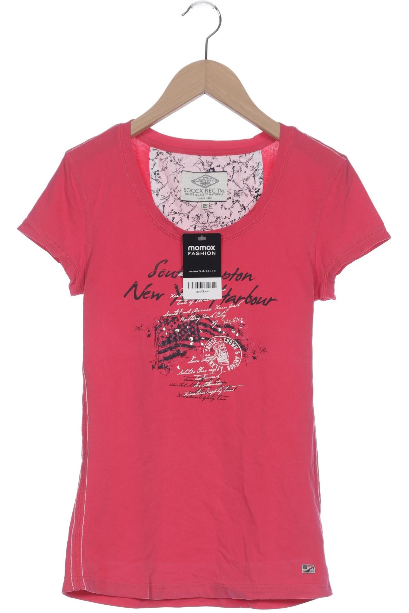 

Soccx Damen T-Shirt, pink, Gr. 34