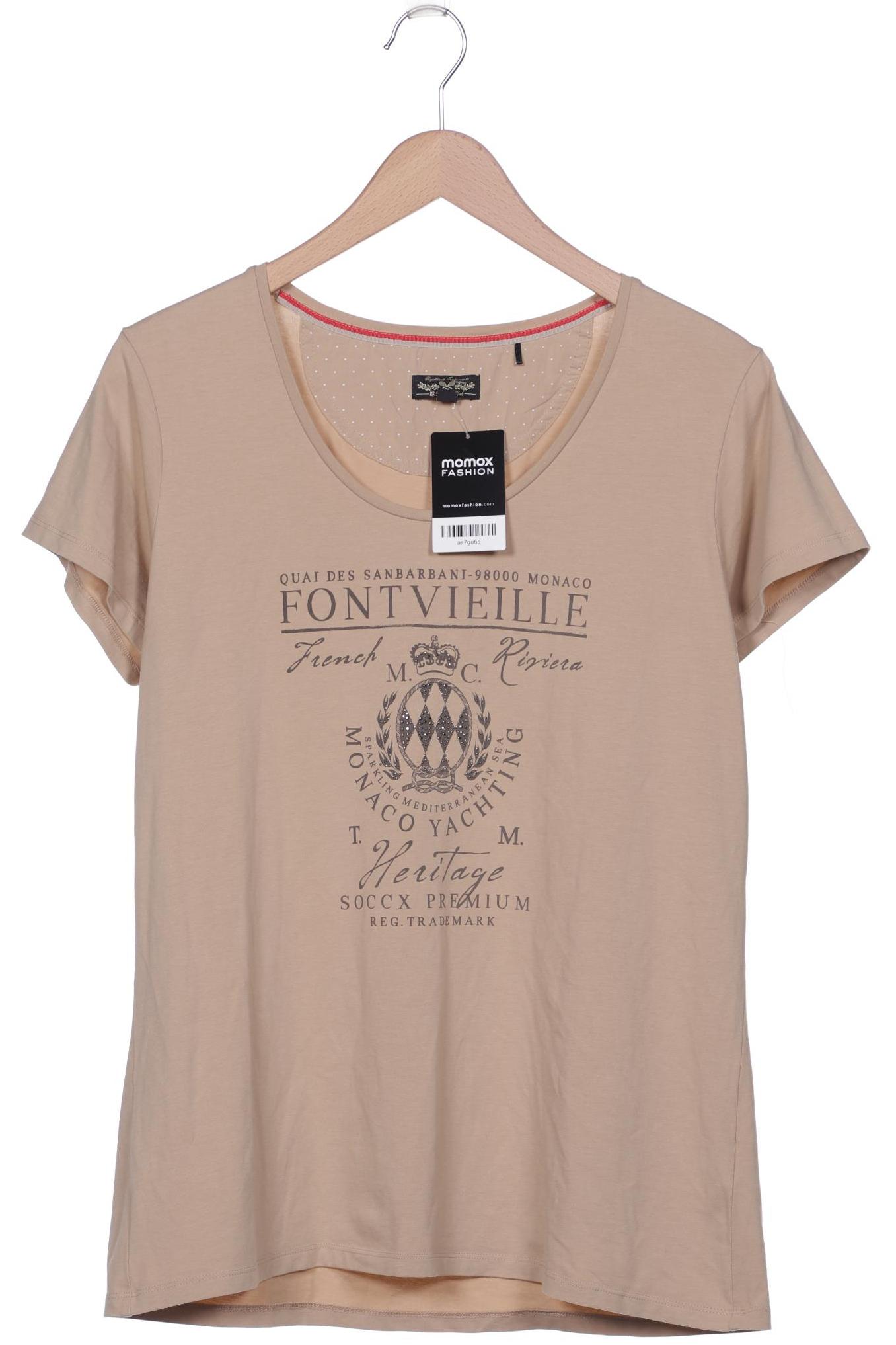 

SOCCX Damen T-Shirt, beige