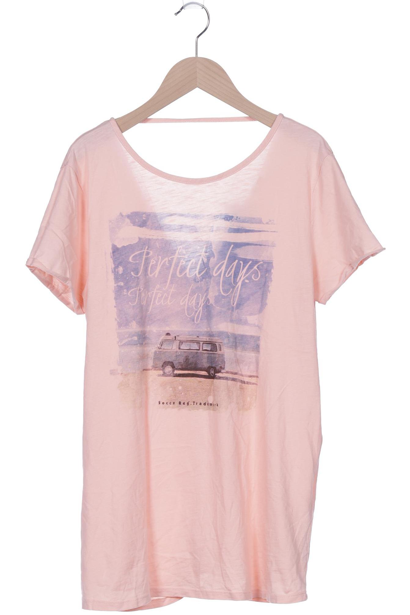 

Soccx Damen T-Shirt, pink, Gr. 38