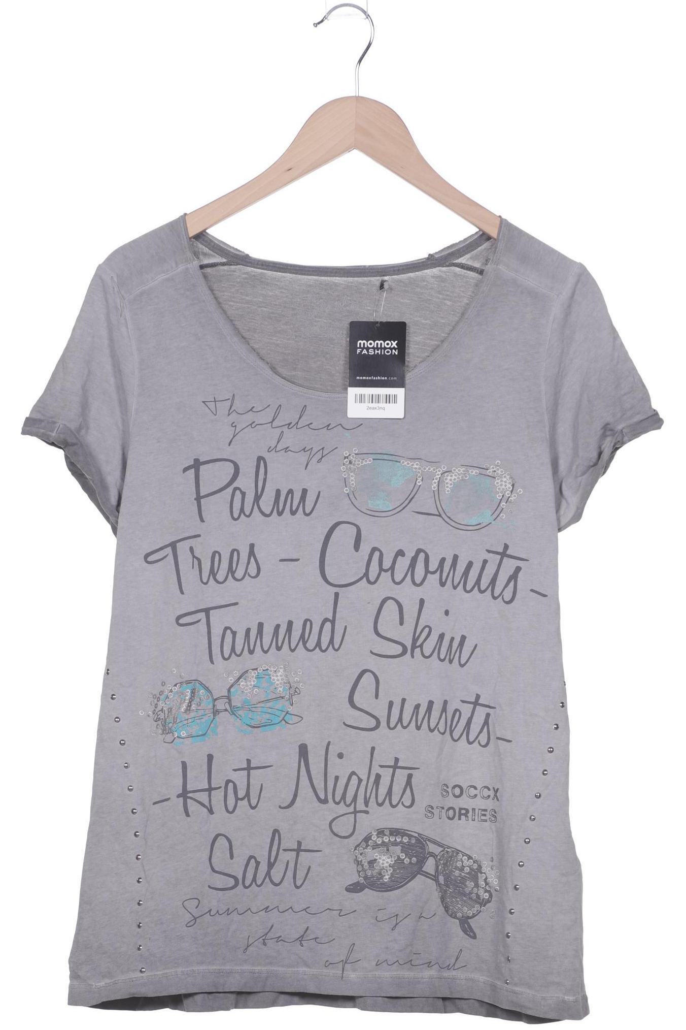 

Soccx Damen T-Shirt, grau, Gr. 40
