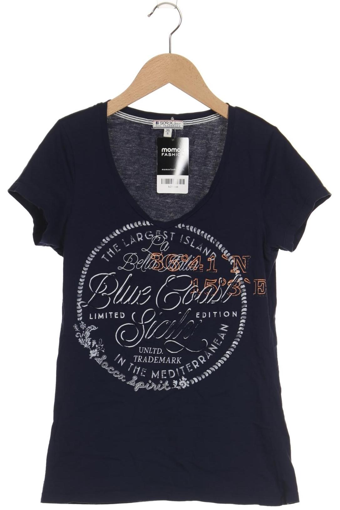 

Soccx Damen T-Shirt, marineblau, Gr. 36