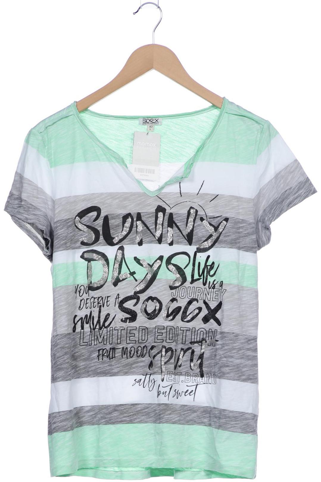 

Soccx Damen T-Shirt, mehrfarbig, Gr. 40