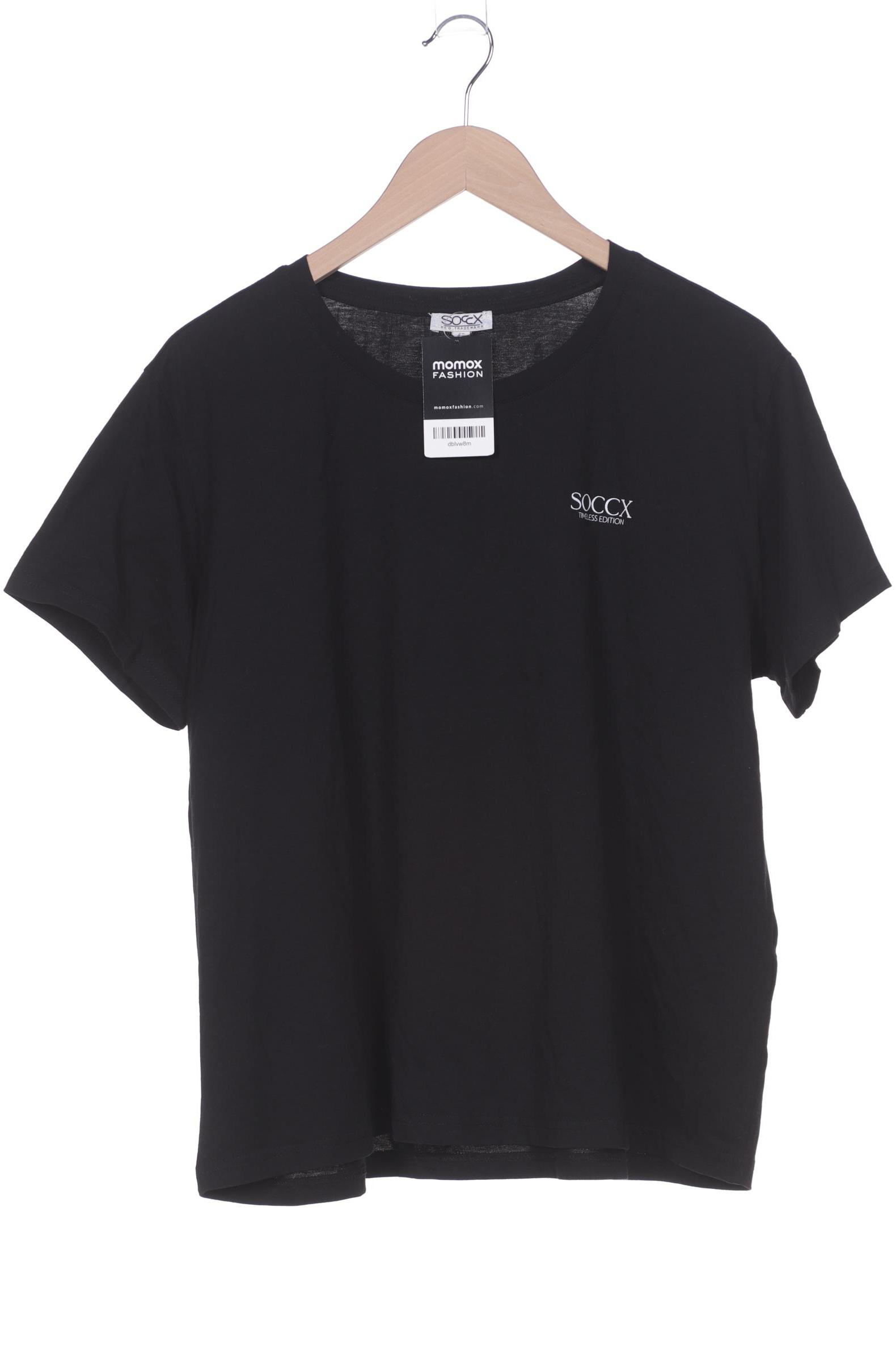 

Soccx Damen T-Shirt, schwarz, Gr. 46