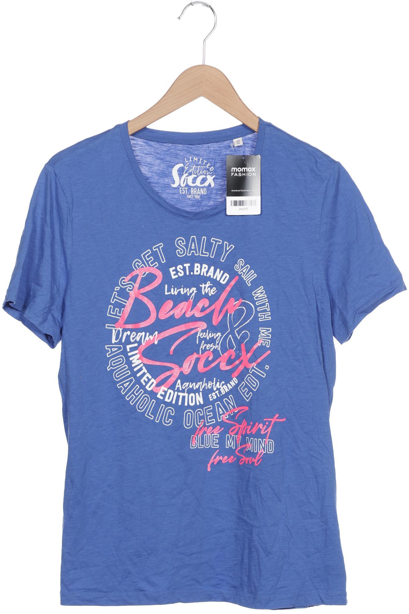 

SOCCX Damen T-Shirt, blau