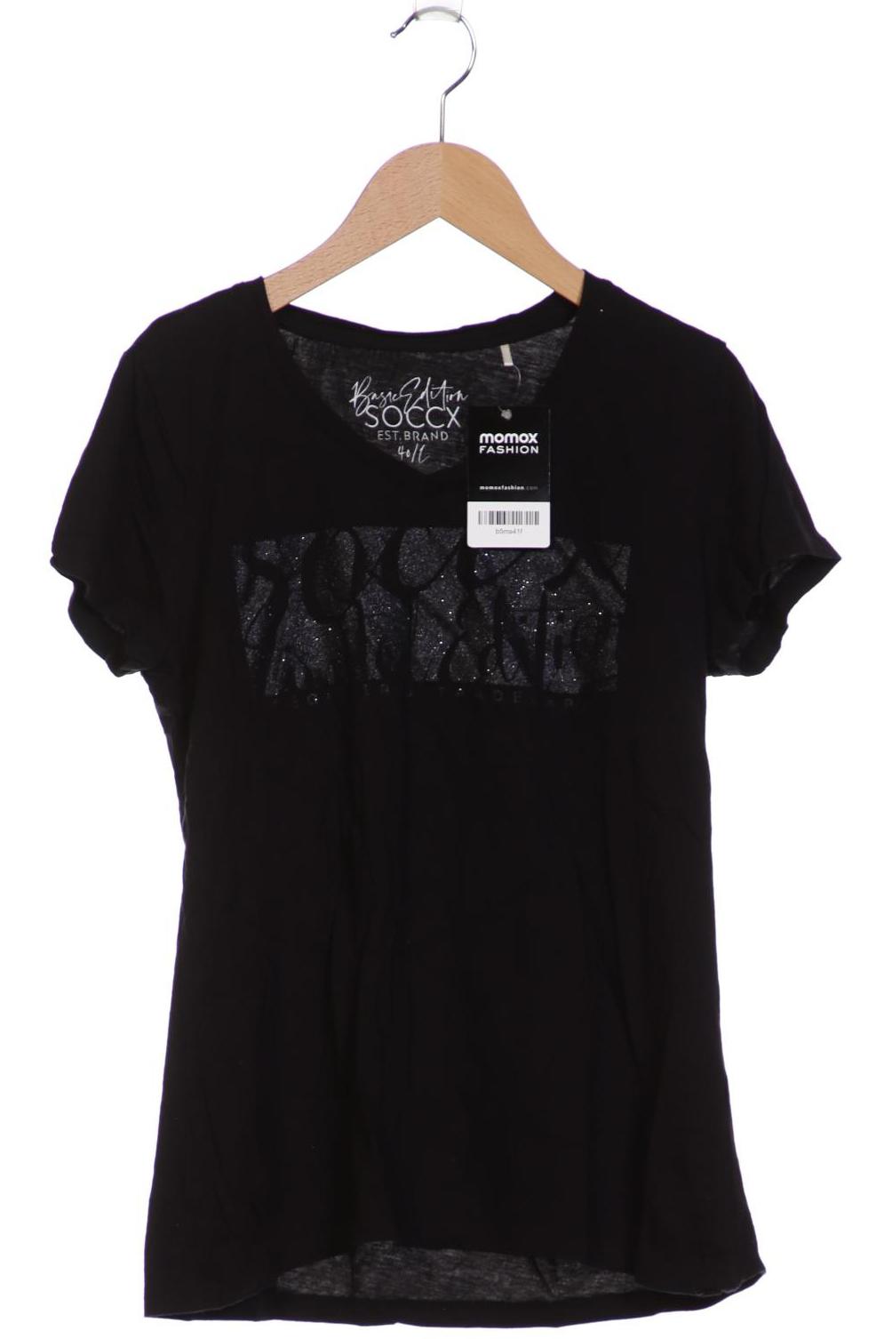 

Soccx Damen T-Shirt, schwarz, Gr. 40