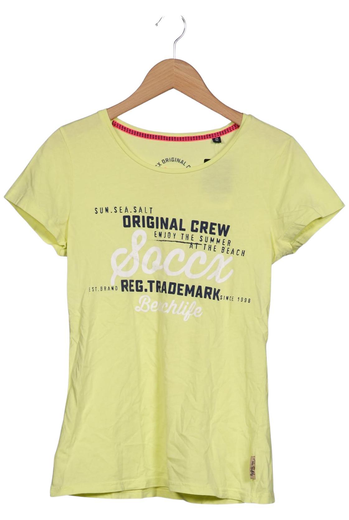 

Soccx Damen T-Shirt, gelb, Gr. 38