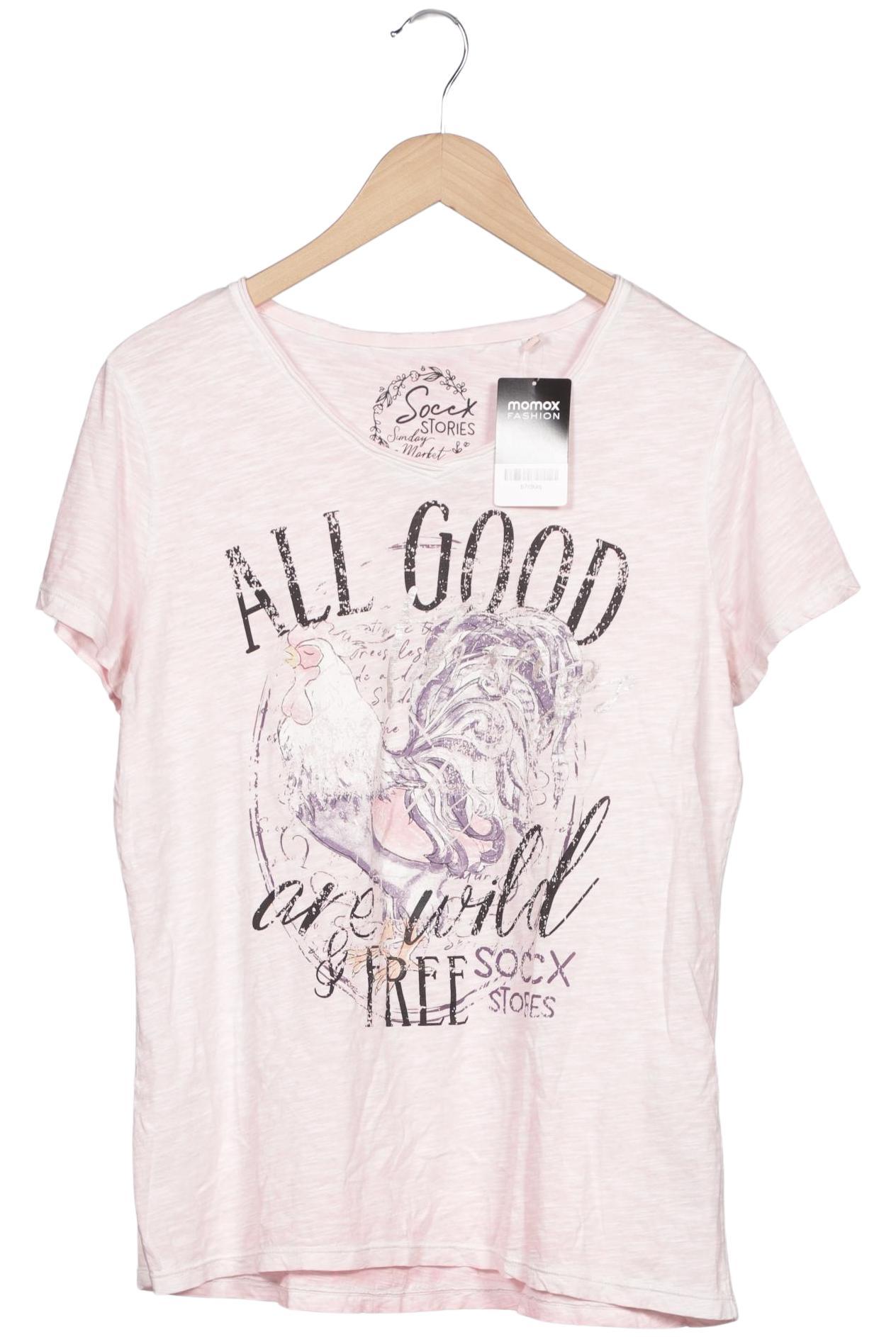 

Soccx Damen T-Shirt, pink, Gr. 42