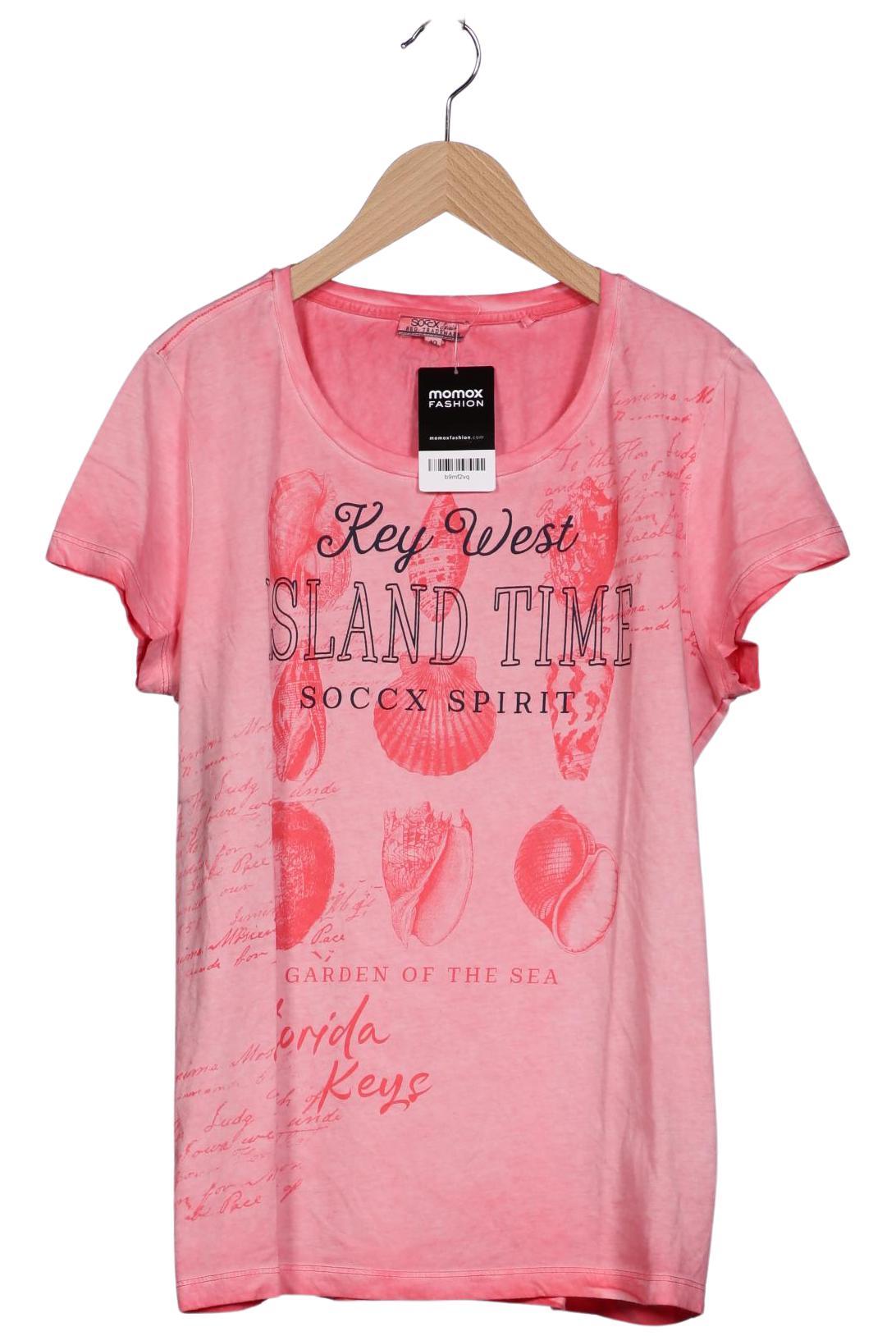 

Soccx Damen T-Shirt, pink, Gr. 40